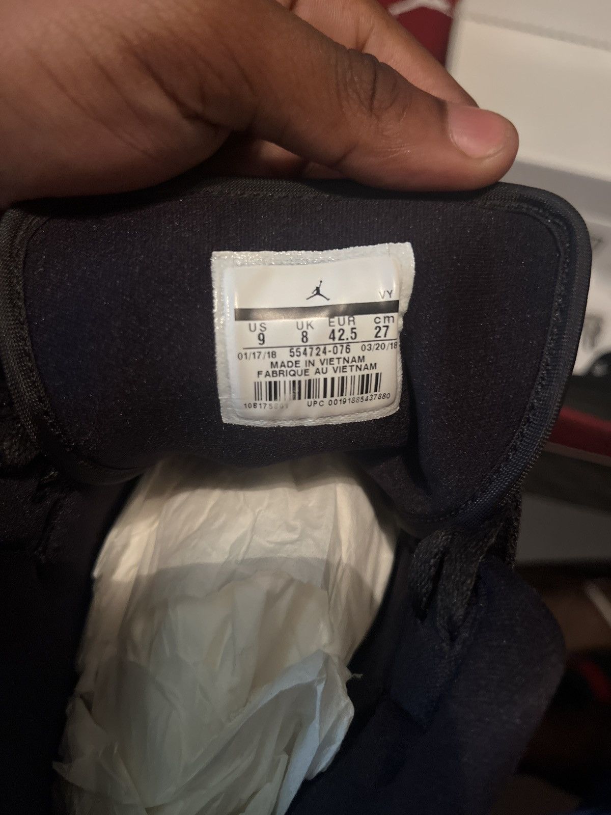 Jordan Brand Jordan 1 high Size US 8.5 / EU 41-42 - 6 Thumbnail