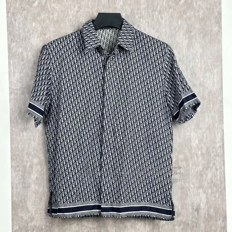 Dior Dior Old-fashioned full-print short-sleeved shirt Size US XXS / EU 40 - 4 Thumbnail
