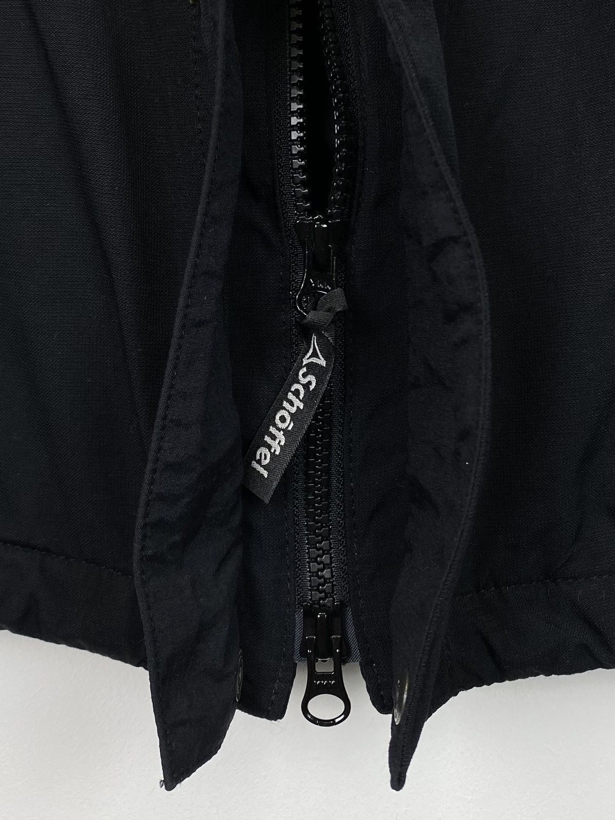 Vintage Schoffel Venturi Full Zip Hooded Ski Jacket Black Coat Top Size US XL / EU 56 / 4 - 10 Thumbnail