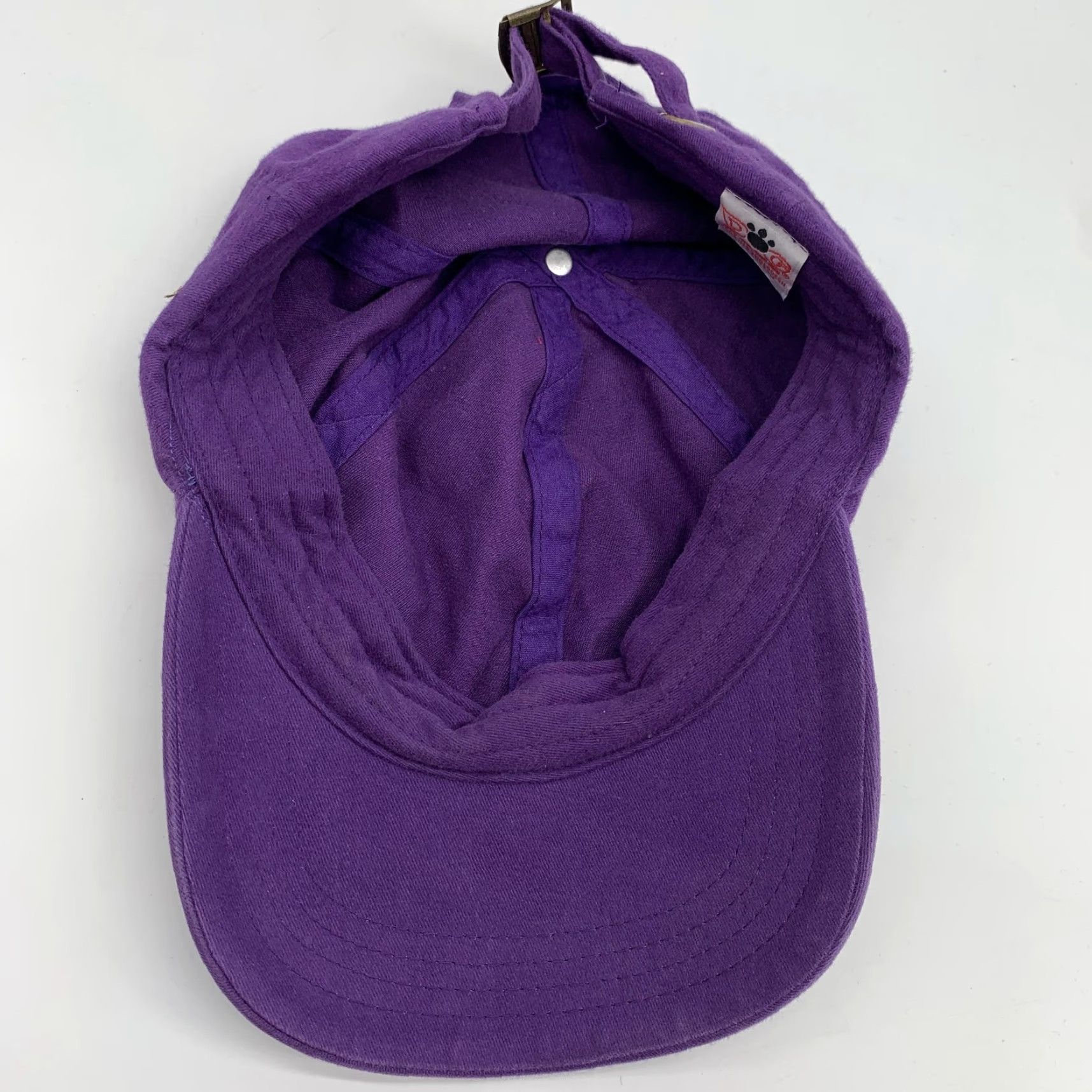 Vintage Dog Daze Hat Cap Adjustable One Size Purple Twill Baseball Mens Solid Cotton Cap Size ONE SIZE - 4 Thumbnail
