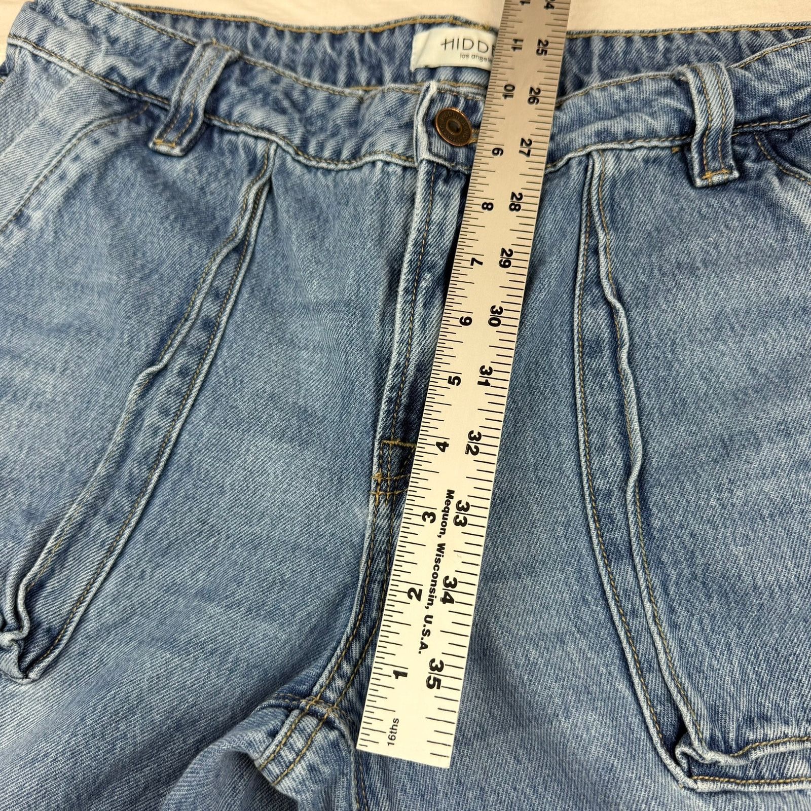 HIDDEN Hidden Los Angeles Wide Leg Cargo Jeans Size 28 Size 28" / US 6 / IT 42 - 6 Thumbnail