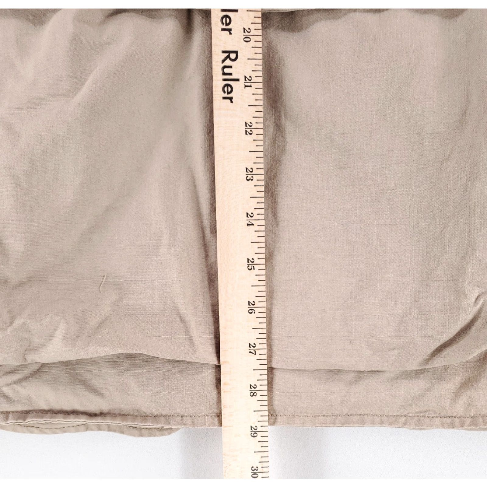 Vintage Woolrich Jacket Mens L Beige Full Zip Fishing Hunting Cargo Utility Game Pouch Vest Size US L / EU 52-54 / 3 - 7 Thumbnail