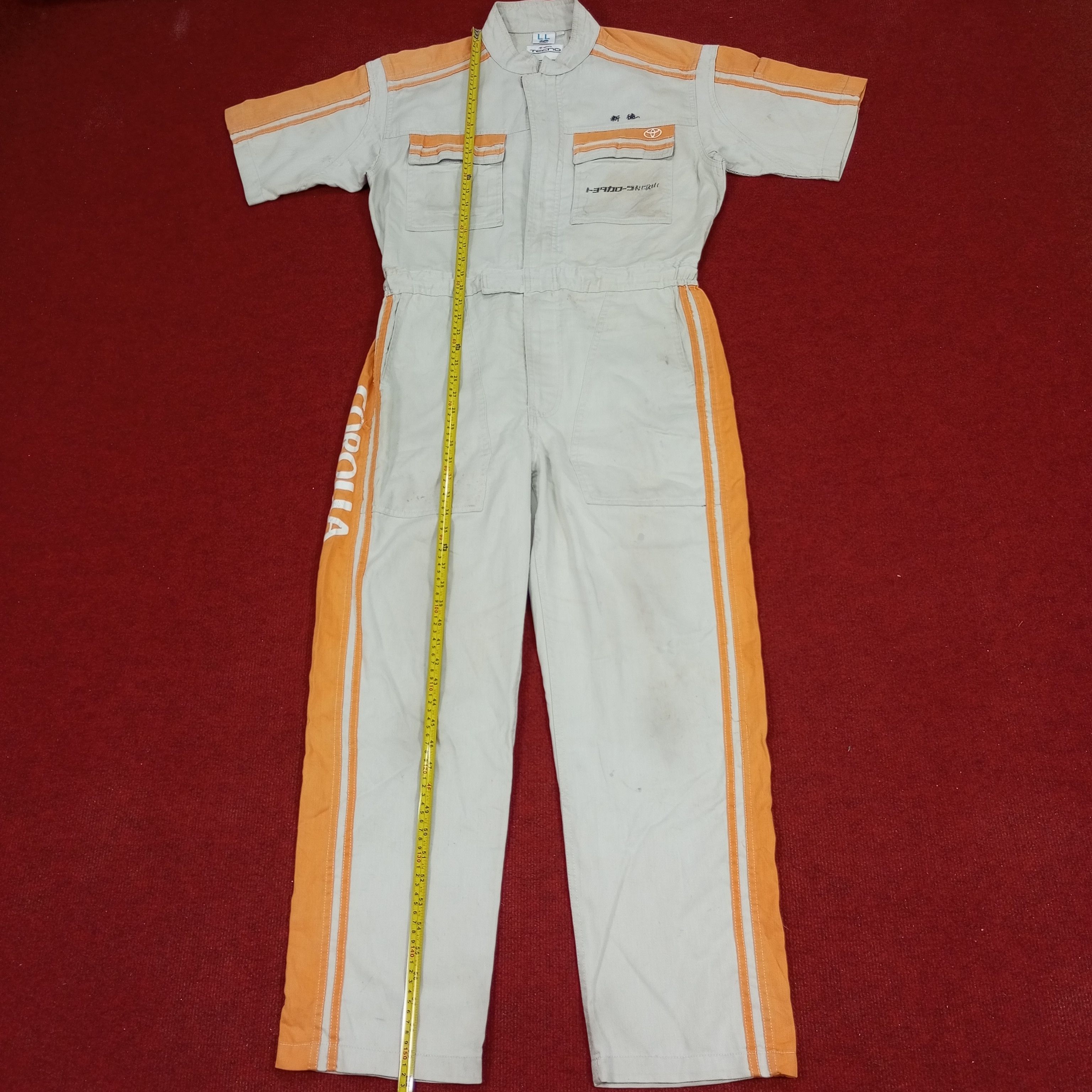 Japanese Brand × Vintage Toyota Carolla Tecno Japanese Workwear Coverall Jacket Size US M / EU 48-50 / 2 - 7 Thumbnail