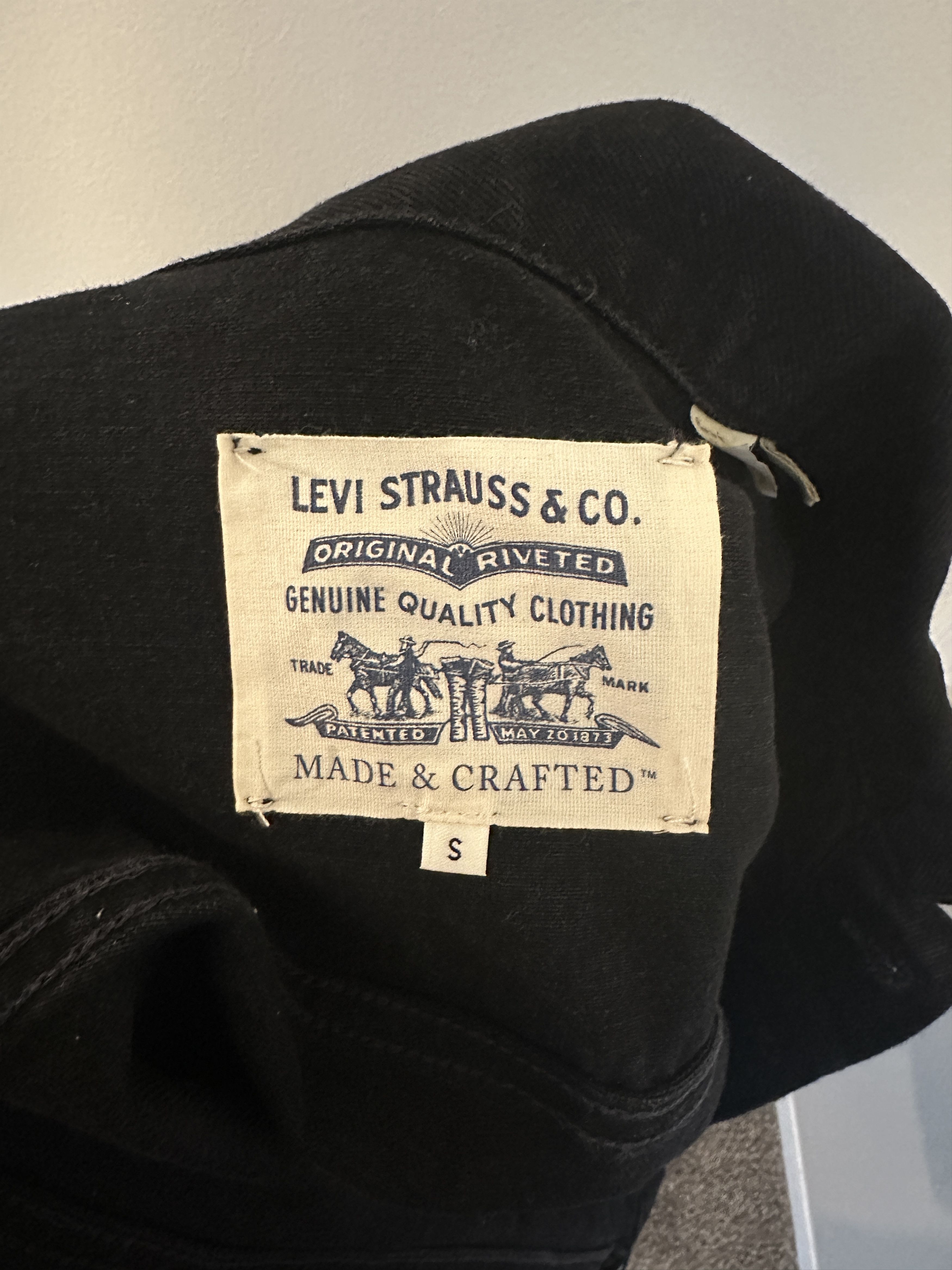 Levi's Made & Crafted Levi’s Made & Crafted Denim Chore Jacket Black Size US S / EU 44-46 / 1 - 3 Thumbnail
