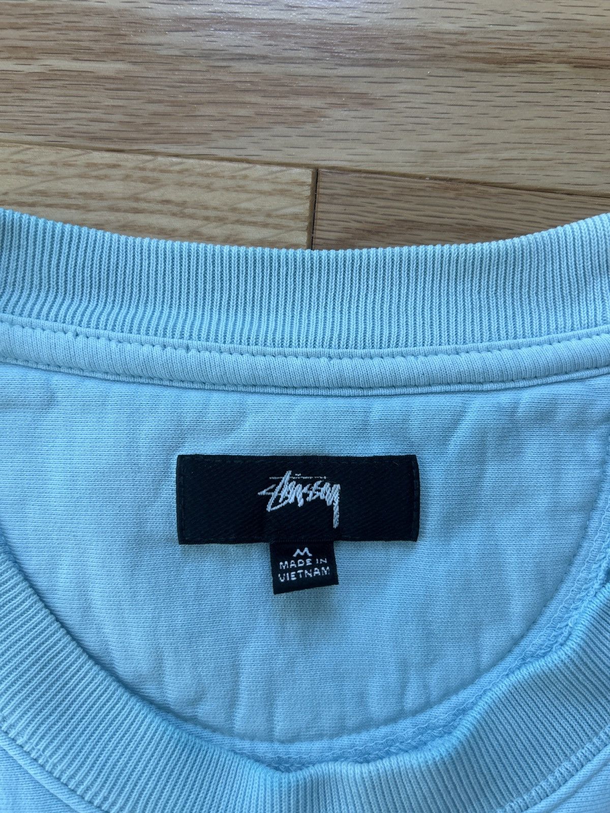 Stussy Blue Overdyed Stock Logo Crew Size US M / EU 48-50 / 2 - 4 Thumbnail