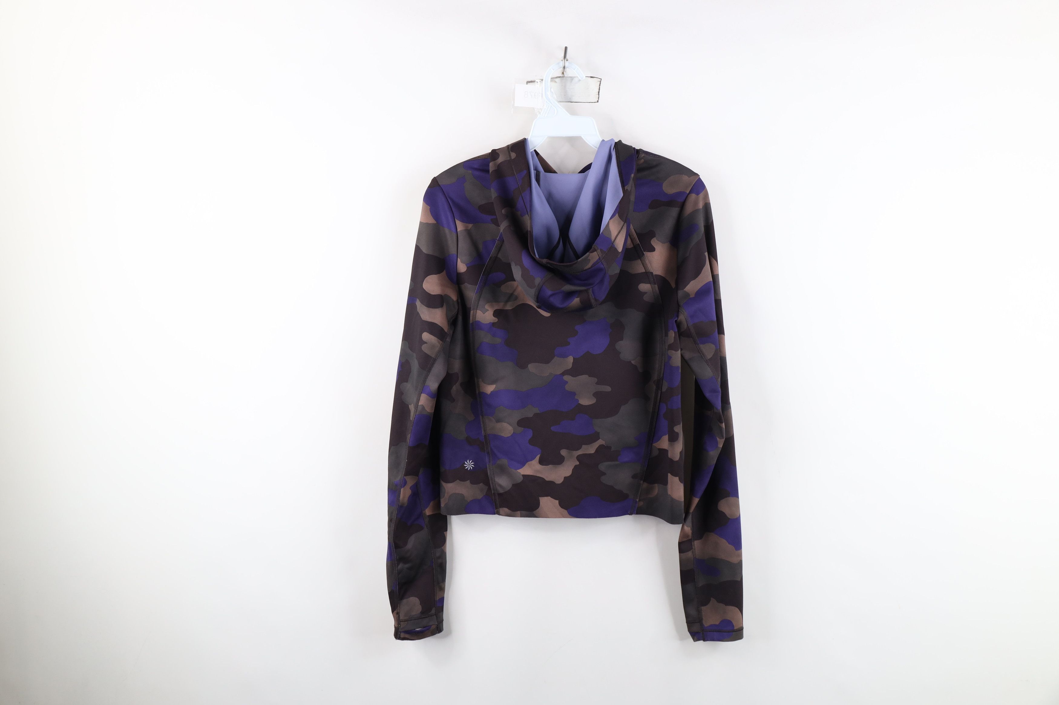 Athleta Athleta Camouflage The Pinnacle Crop Cropped Hoodie Yoga Gym Size XS / US 0-2 / IT 36-38 - 12 Thumbnail