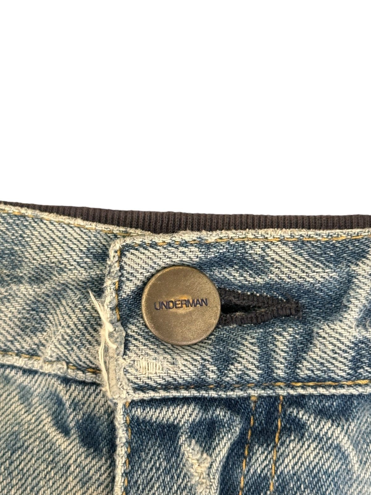 Jun Takahashi × Undercover Undercover Underman SS11 Hybrid Denim Sweatpants Size US 32 / EU 48 - 7 Thumbnail