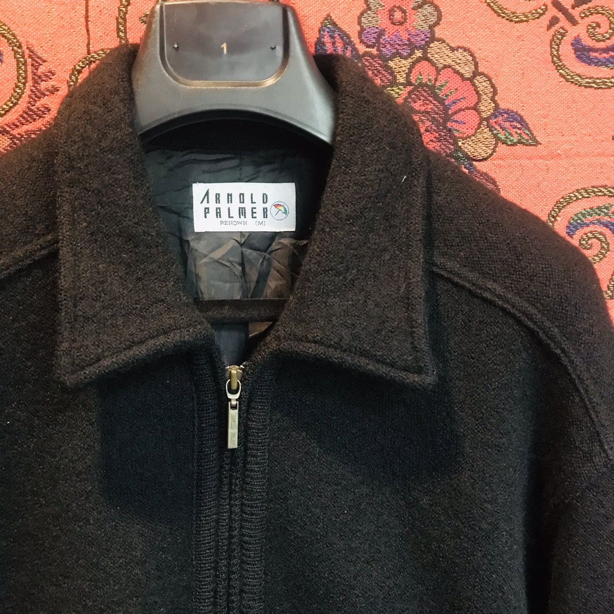 Vintage Vintage Arnold Palmer Solid Wool Jacket Size US M / EU 48-50 / 2 - 2 Thumbnail