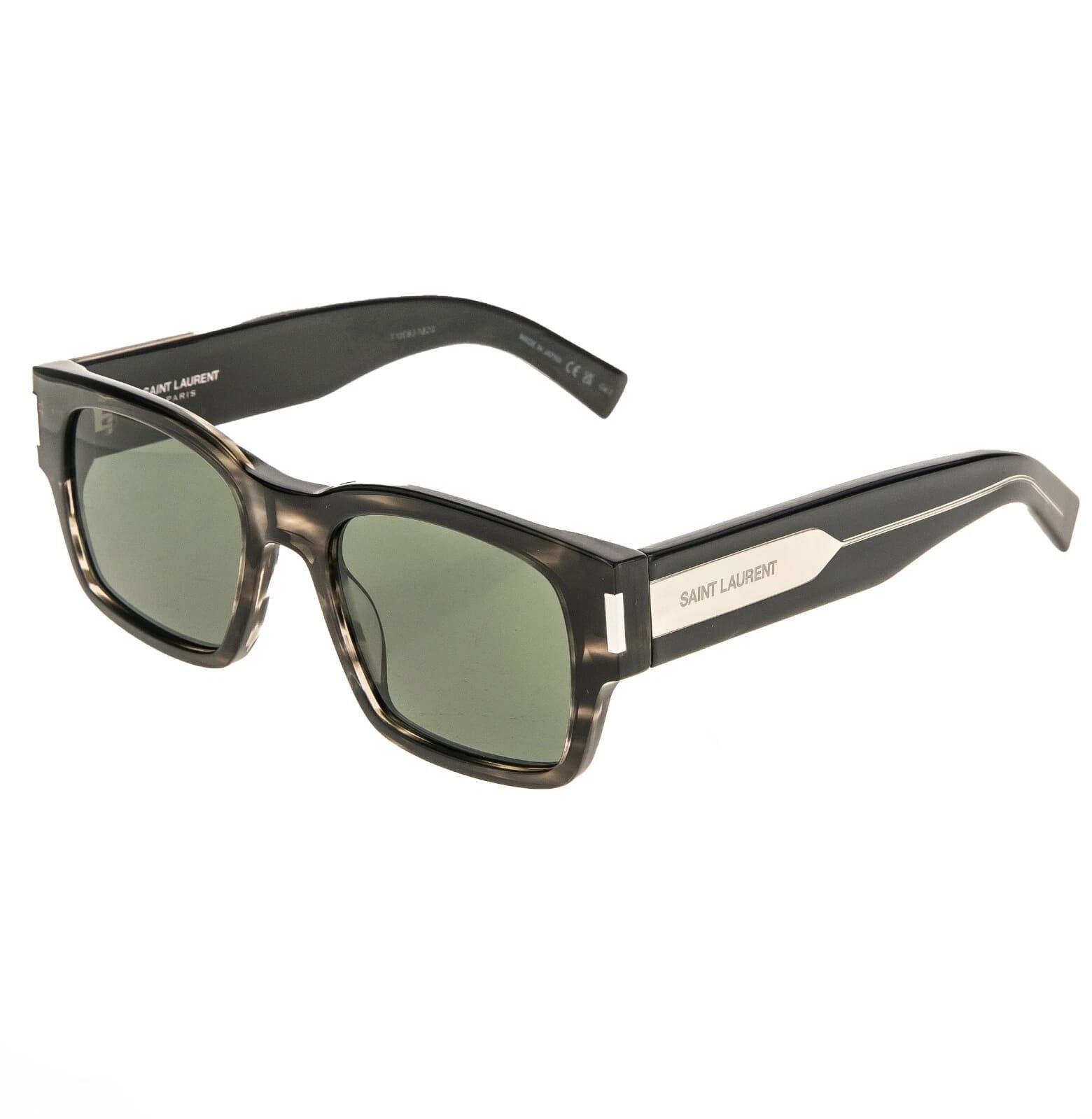Yves Saint Laurent SAINT LAURENT Naked Wirecore 617 YSL SL617 004 Gray Sunglass Size ONE SIZE - 4 Thumbnail