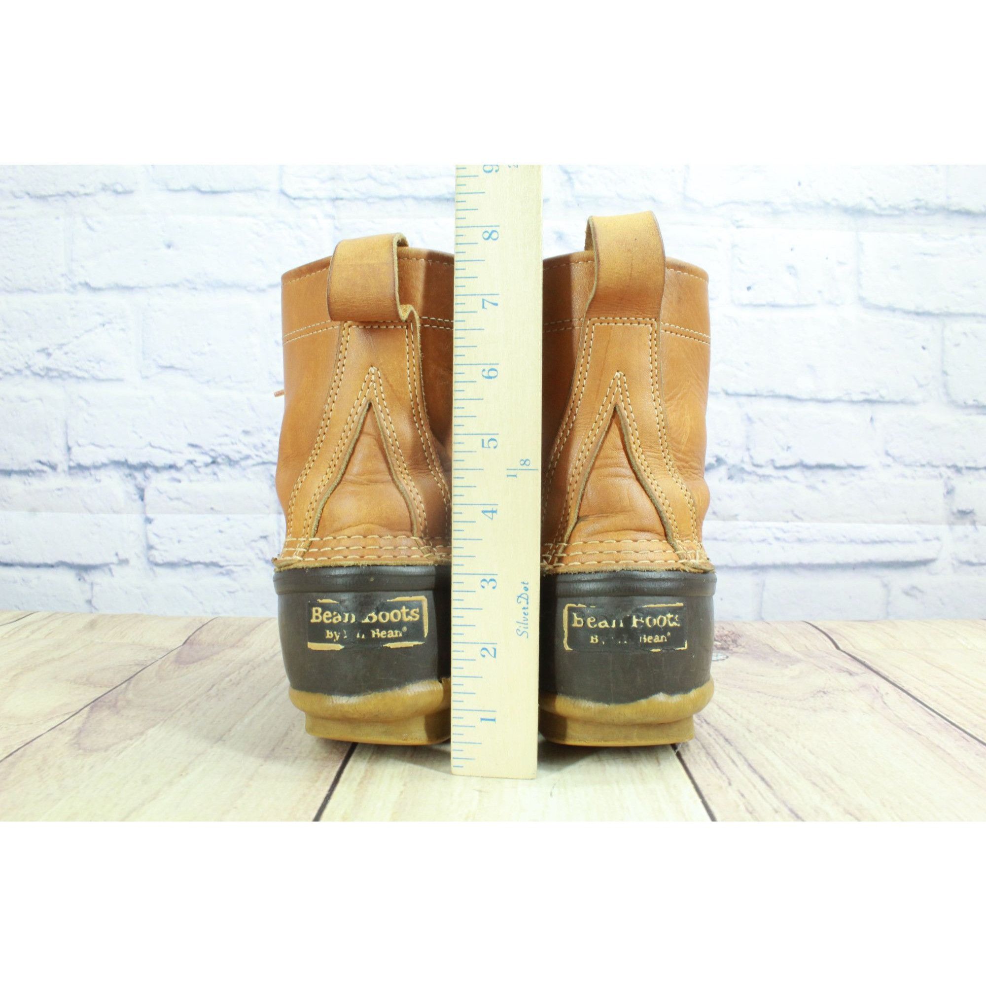 L.L. Bean Vintage LL Bean Women’s Lace-Up Duck Boots Brown Leather Size US 6 / IT 36 - 6 Thumbnail