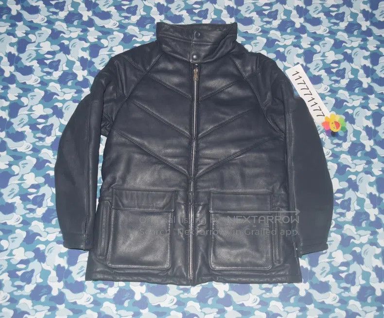 Neighborhood Neighborhood Cowhide Leather Jacket Initial Year Size US L / EU 52-54 / 3 - 1 Thumbnail