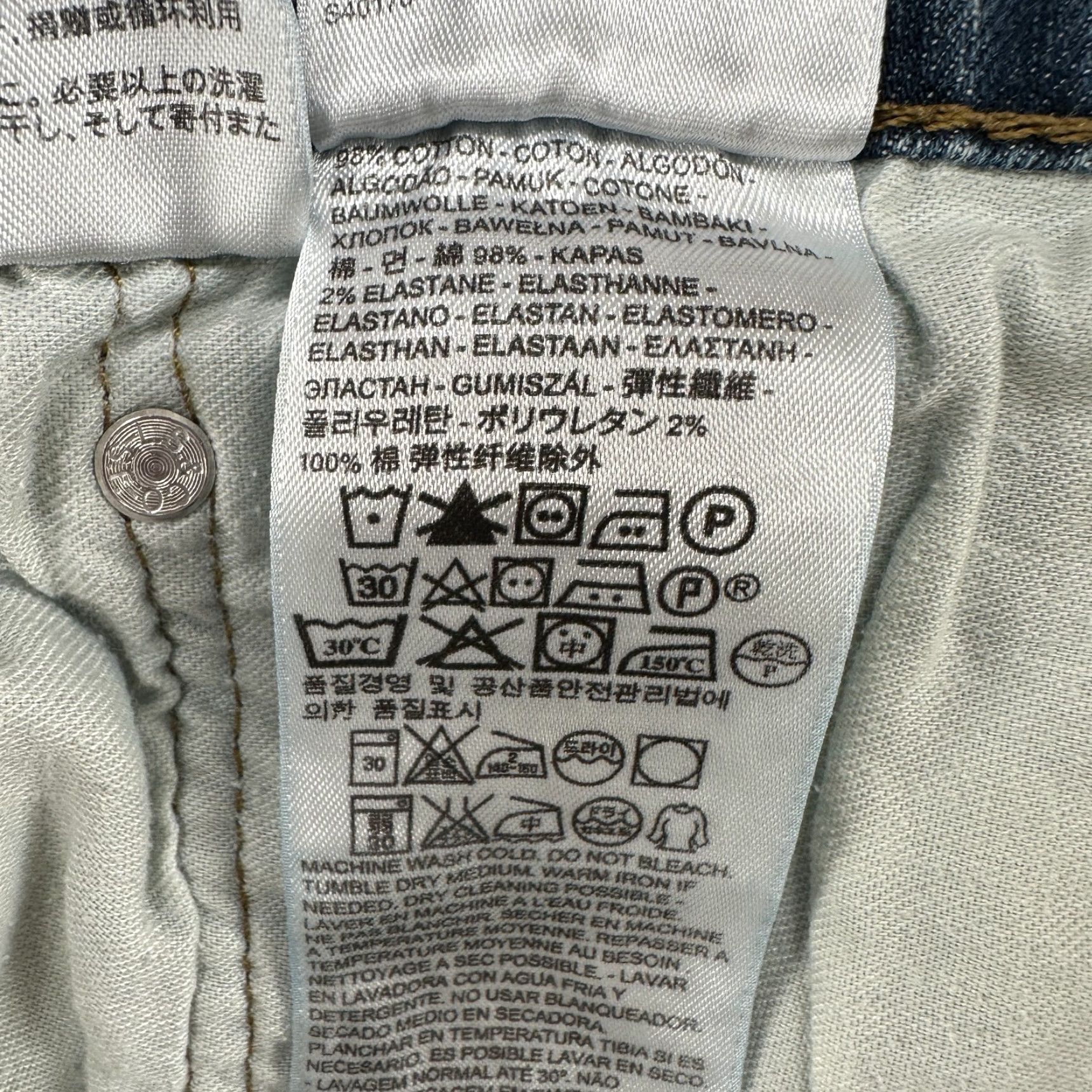 Levi's Levi's 505 Jeans Mens 36x32 Blue Regular Fit Straight Medium Wash Cotton Stretch Jeans Mens 36 Blue Regular Straight 505 Levi's 500 Series Vintage No Size US 36 / EU 52 - 5 Thumbnail