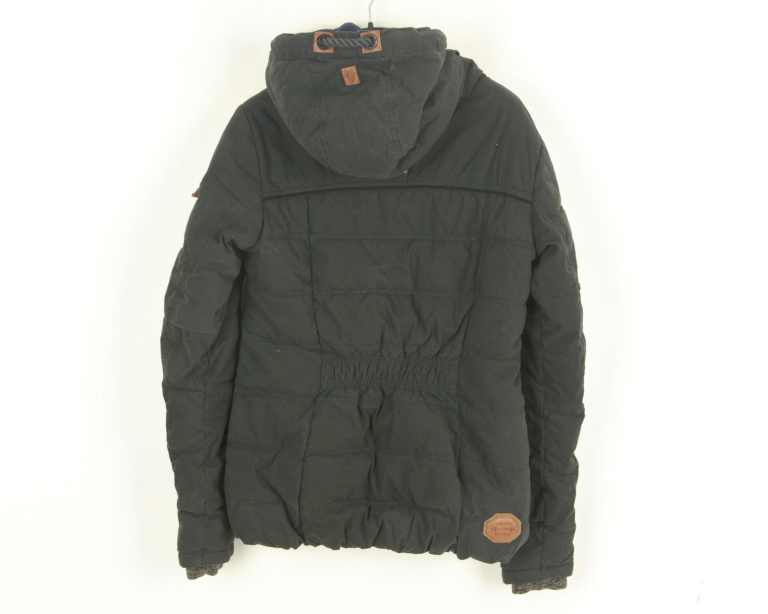 Naketano Women S Insulated Jacket Coat Parka Hooded Padded Puffer Size S / US 4 / IT 40 - 3 Thumbnail
