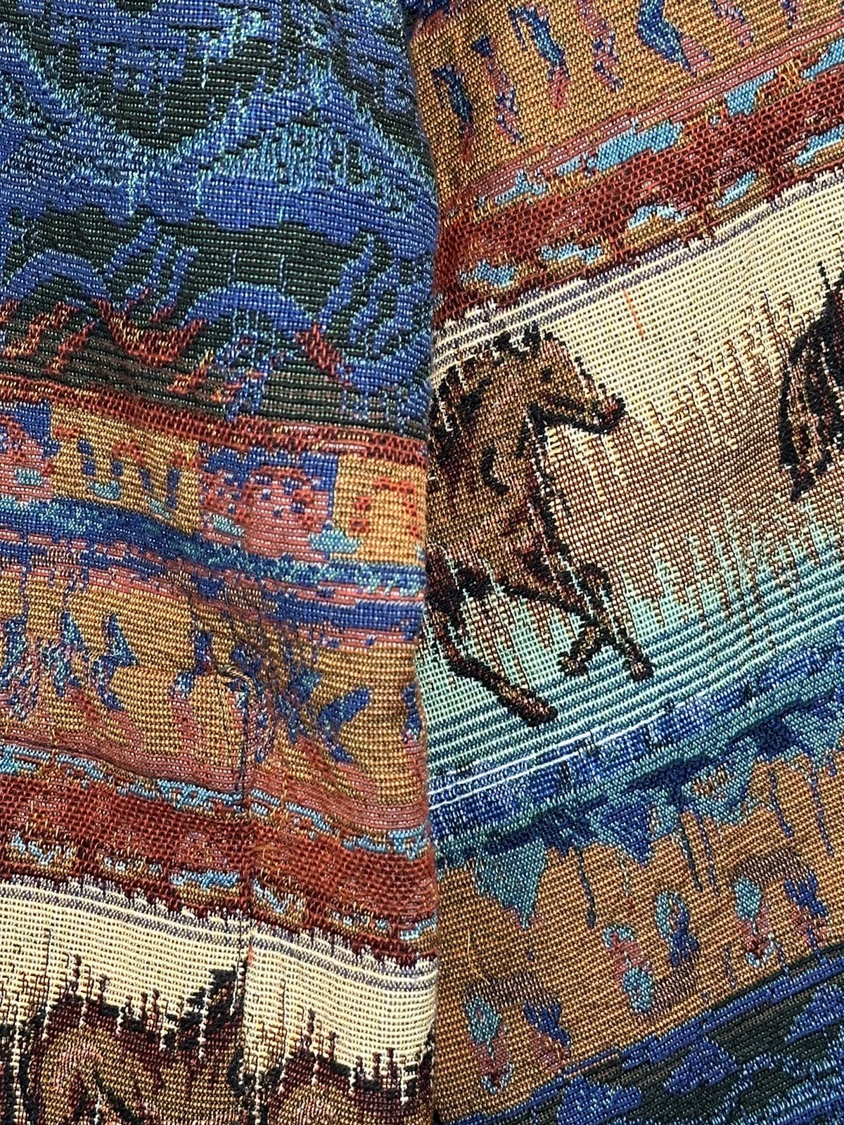 Vintage RARE Vintage Western Cowboy Horse Tapestry Embroidery Jacket Size US M / EU 48-50 / 2 - 8 Thumbnail
