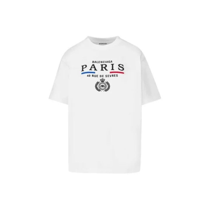 Other Balenciaga Logo Print Short Sleeve T-Shirt 0079-2507 Size XS / US 0-2 / IT 36-38 - 1 Thumbnail