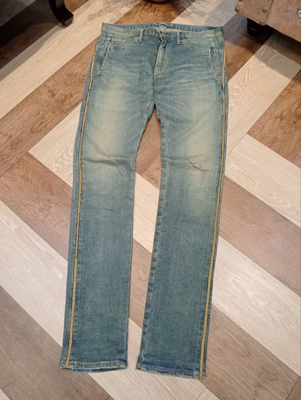 Maison MIHARA YASUHIRO MIHARAYASUHIRO JAPAN WASHED STRETCH DENIM PANTS Size US 34 / EU 50 - 2 Thumbnail