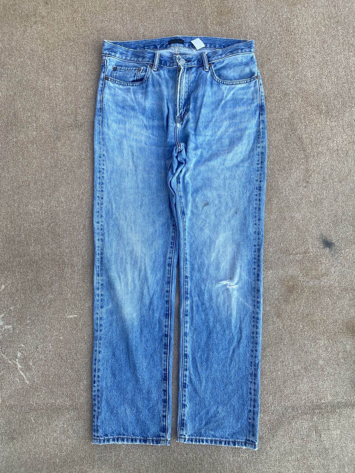 Jun Takahashi × Uniqlo Vintage uniqlo fabric by khaihara straight cut denim Size US 32 / EU 48 - 14 Thumbnail
