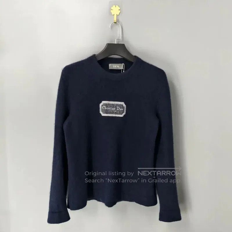 Dior Men's Black Wool Pullover Sweater .
