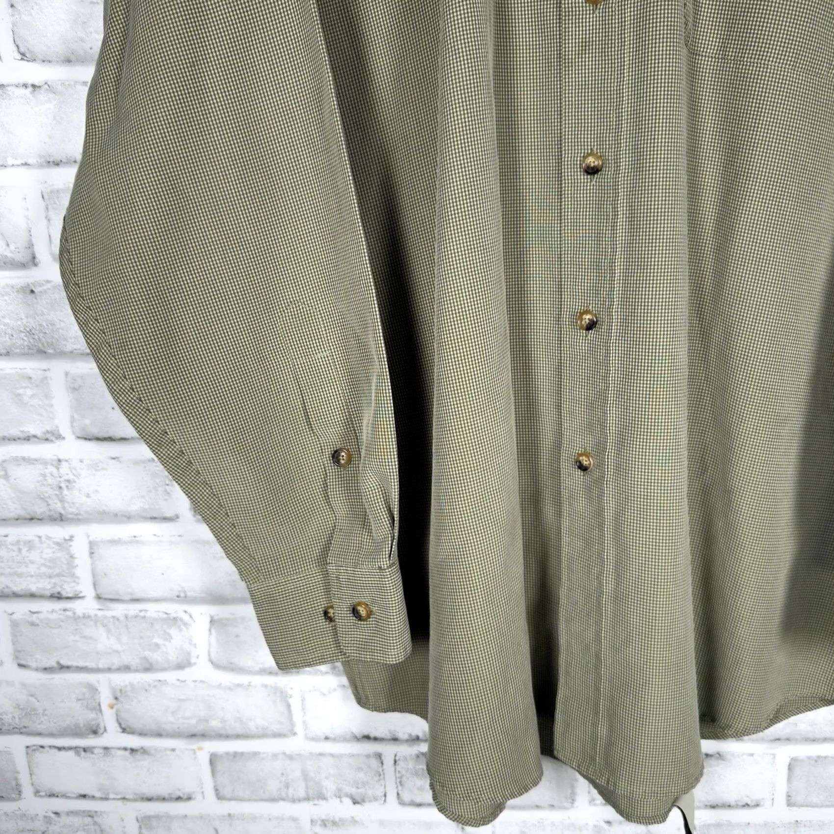 Orvis Orvis Shirt Mens Size L Long Sleeve Button Down Lyocell Blend Checkered Hka Size US L / EU 52-54 / 3 - 3 Thumbnail