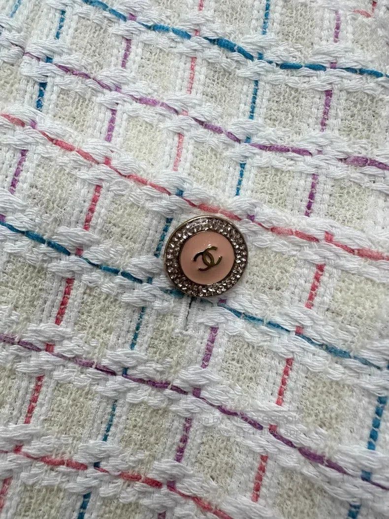 Chanel Chanel Bottom colourful candy-coloured plaid strap dress Size XS / US 0-2 / IT 36-38 - 4 Thumbnail
