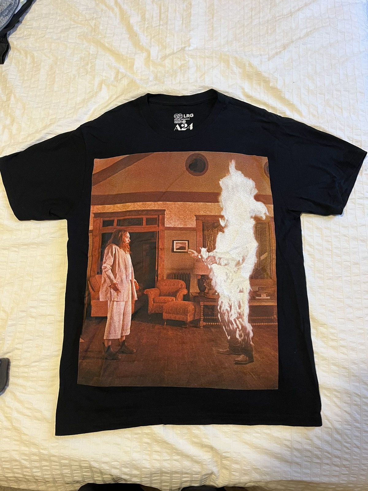 image of A24 Hereditary Burned Minds Tee in Black, Men's (Size Large)