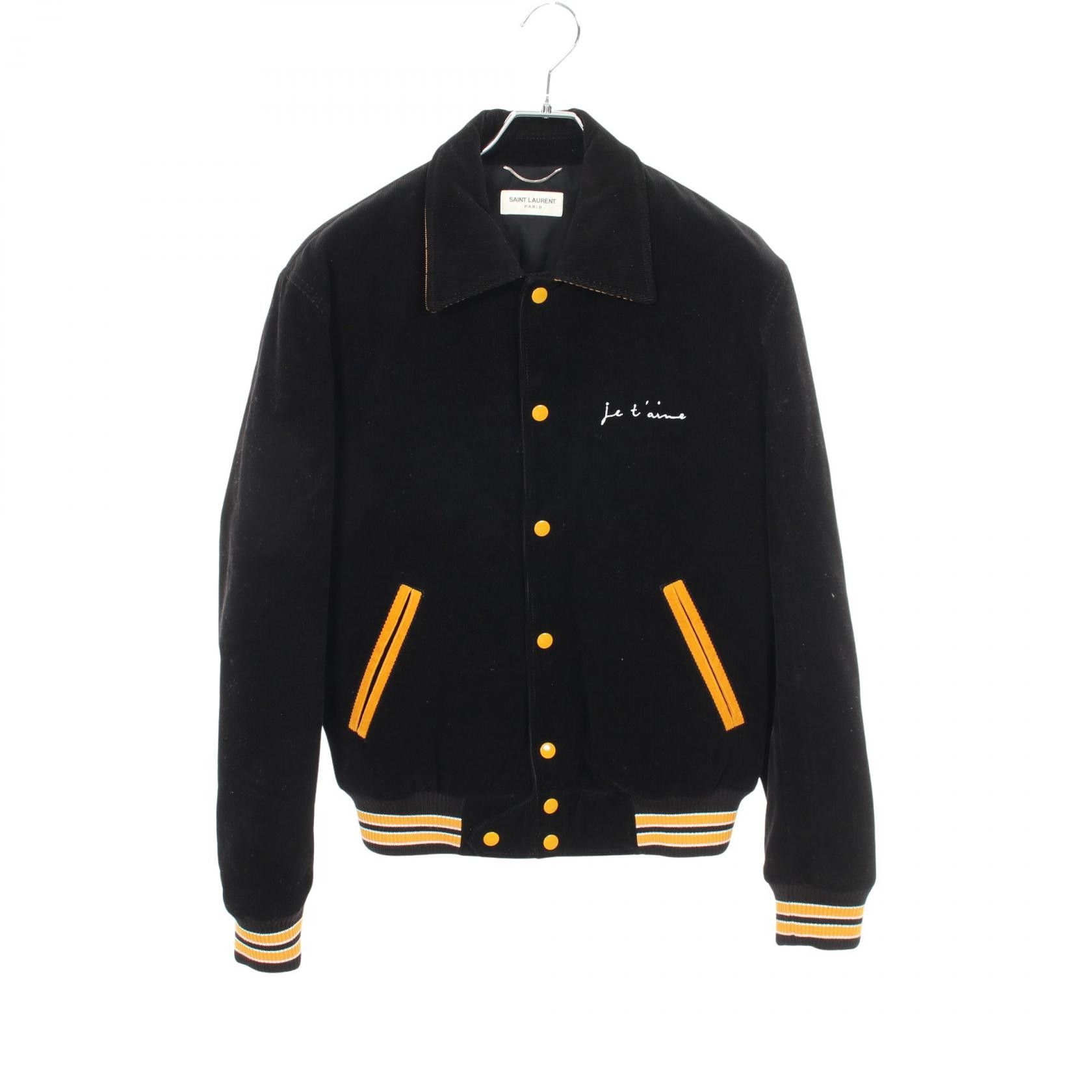 Yves Saint Laurent Yves Saint Laurent Saint Laurent Paris Cotton Jacket Textile Outerwear 485686 DUTY FREE for USA Size ONE SIZE - 1 Thumbnail