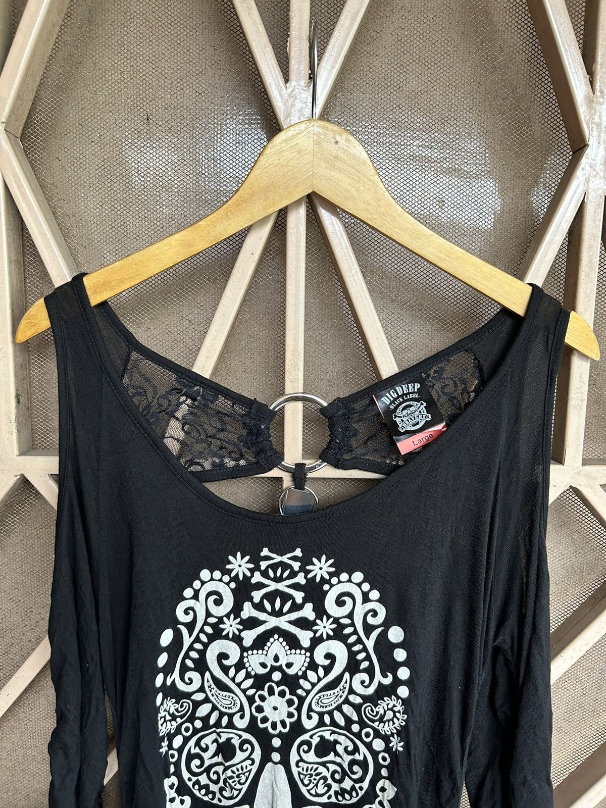 Beauty Beast × If Six Was Nine × Le Grande Bleu (L.G.B.) Japanese dig deep skull dress Size L / US 10 / IT 46 - 3 Thumbnail