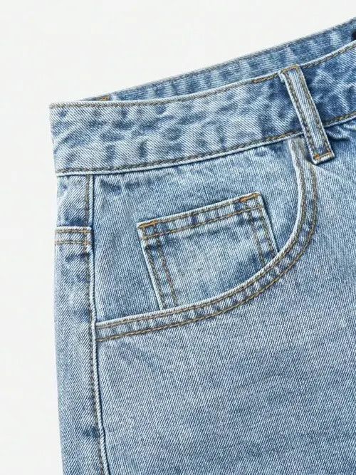 Jean Vintage Retro Denim Jeans shorts Size US 34 / EU 50 - 3 Thumbnail