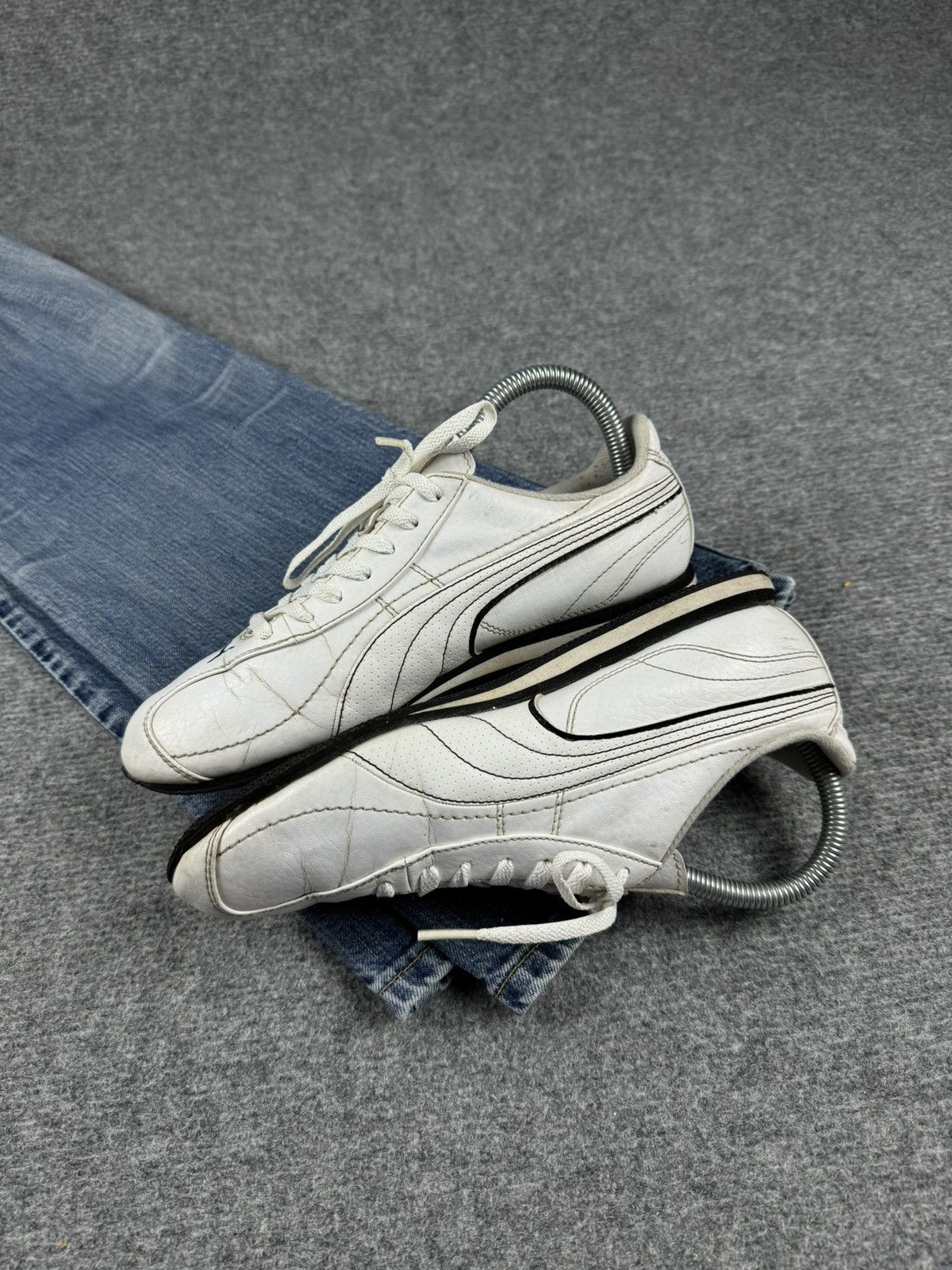 Puma × Vintage Vintage Puma Speedcut Leather y2k sneakers Size US 7.5 / IT 37.5 - 6 Thumbnail