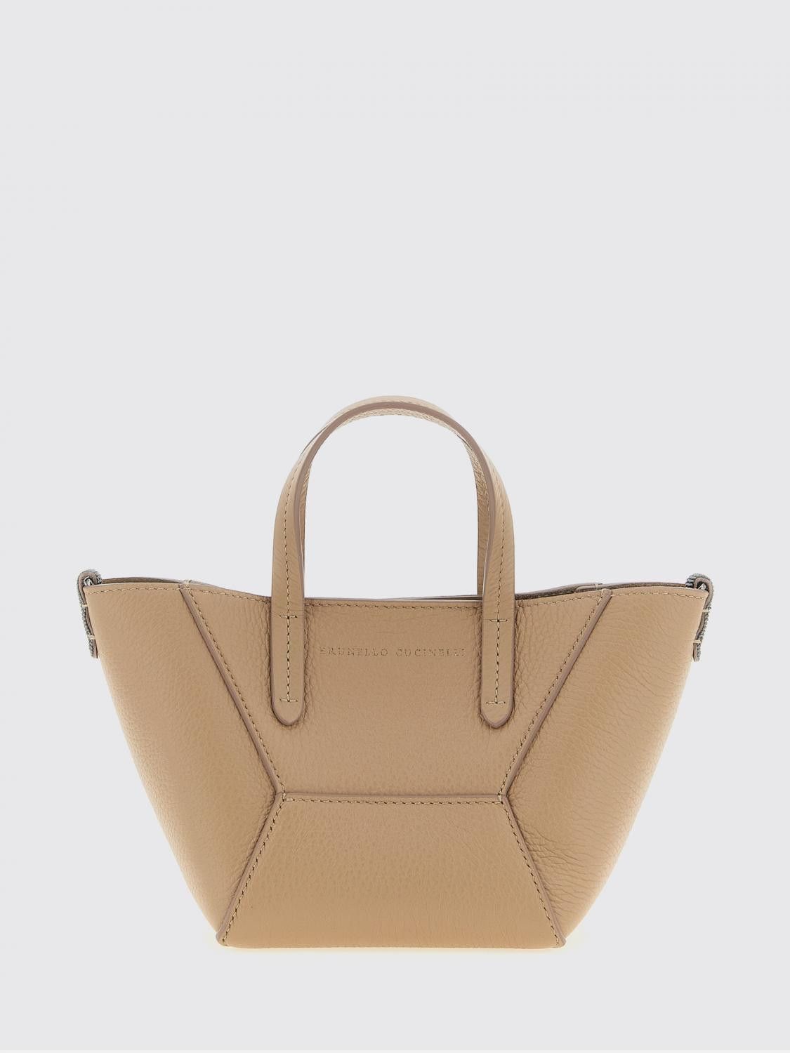 Brunello Cucinelli Brunello Cucinelli Handbag Woman Beige Size ONE SIZE - 1 Thumbnail
