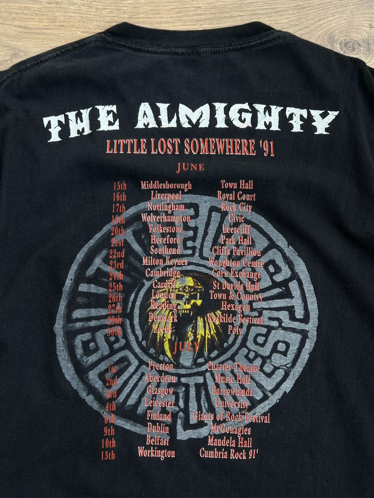 Band Tees RARE THE ALMIGHTY VINTAGE FADED 1991 90’s Tee Size US XL / EU 56 / 4 - 4 Thumbnail