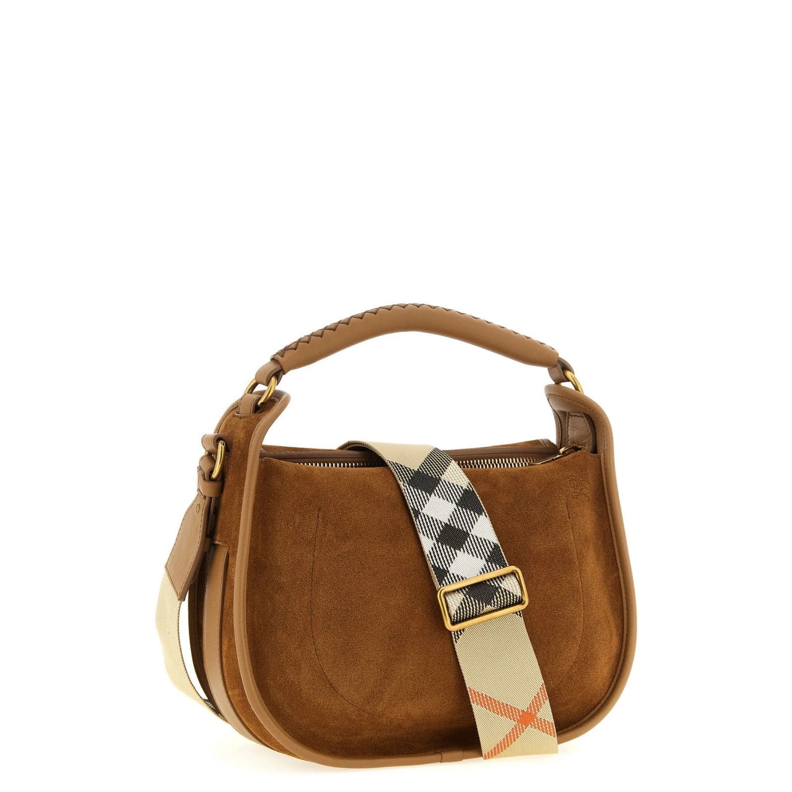 Burberry BURBERRY B Clip Beige Suede Messenger Bag New Size ONE SIZE - 2 Thumbnail