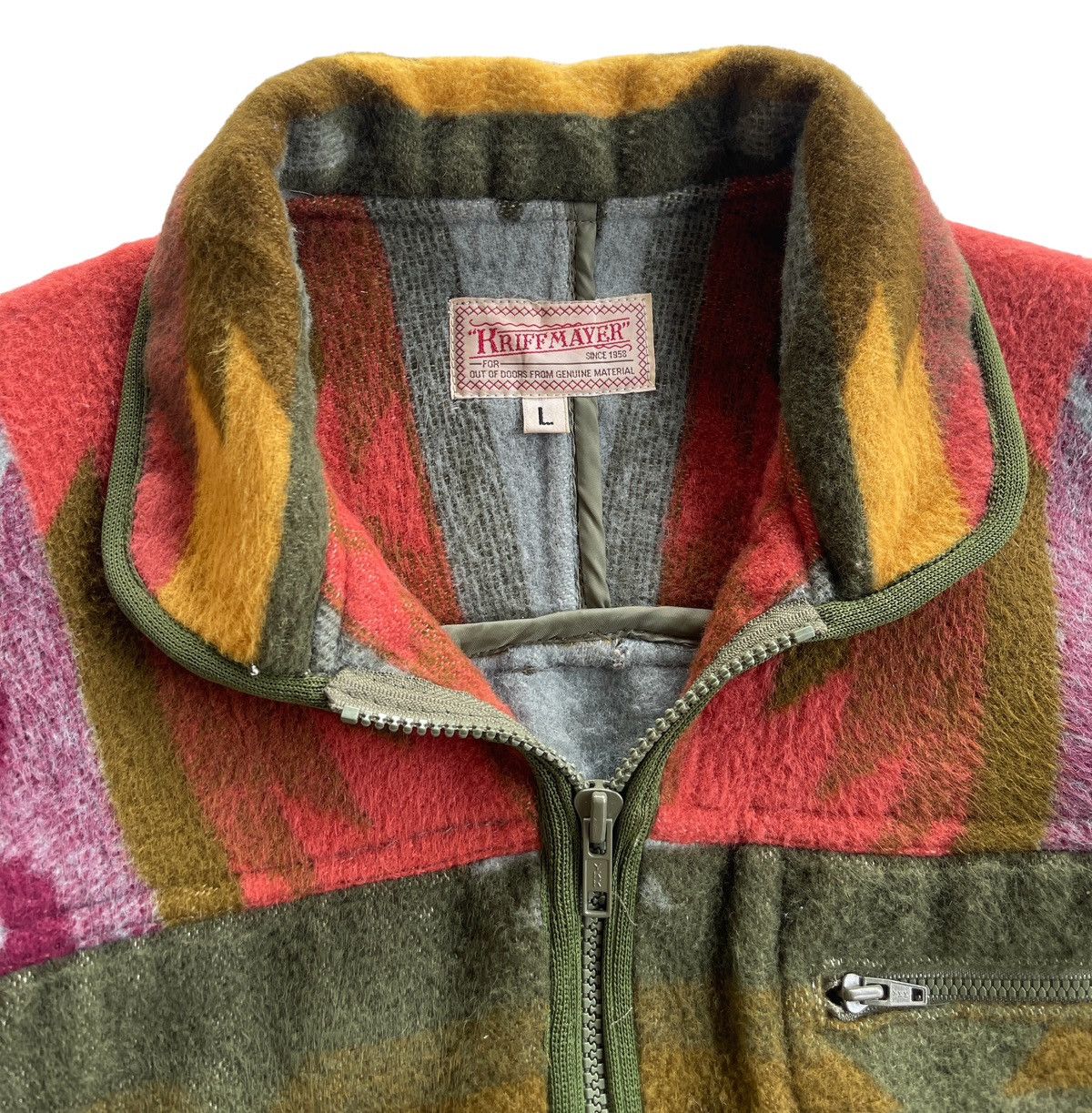 Japanese Brand Vintage Kriff Mayer Western Aztec Navajo Jacket Size US L / EU 52-54 / 3 - 11 Thumbnail