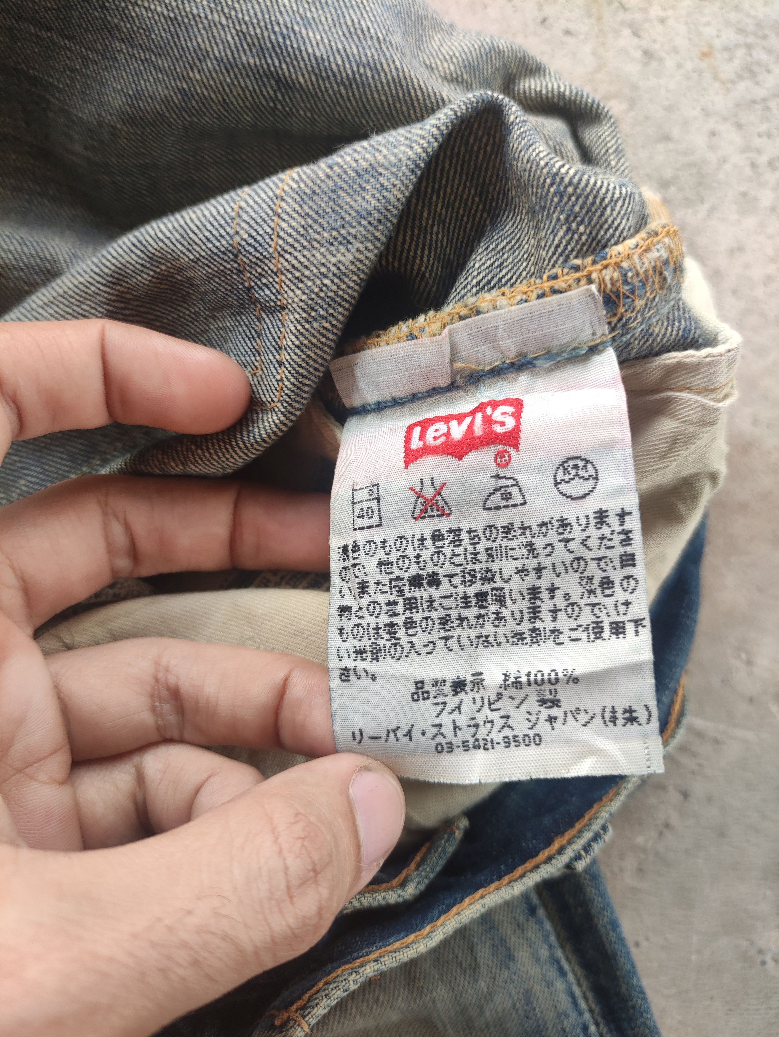 Levi's Vintage Levis 501 Jean Distressed Faded Denim Size US 34 / EU 50 - 8 Thumbnail