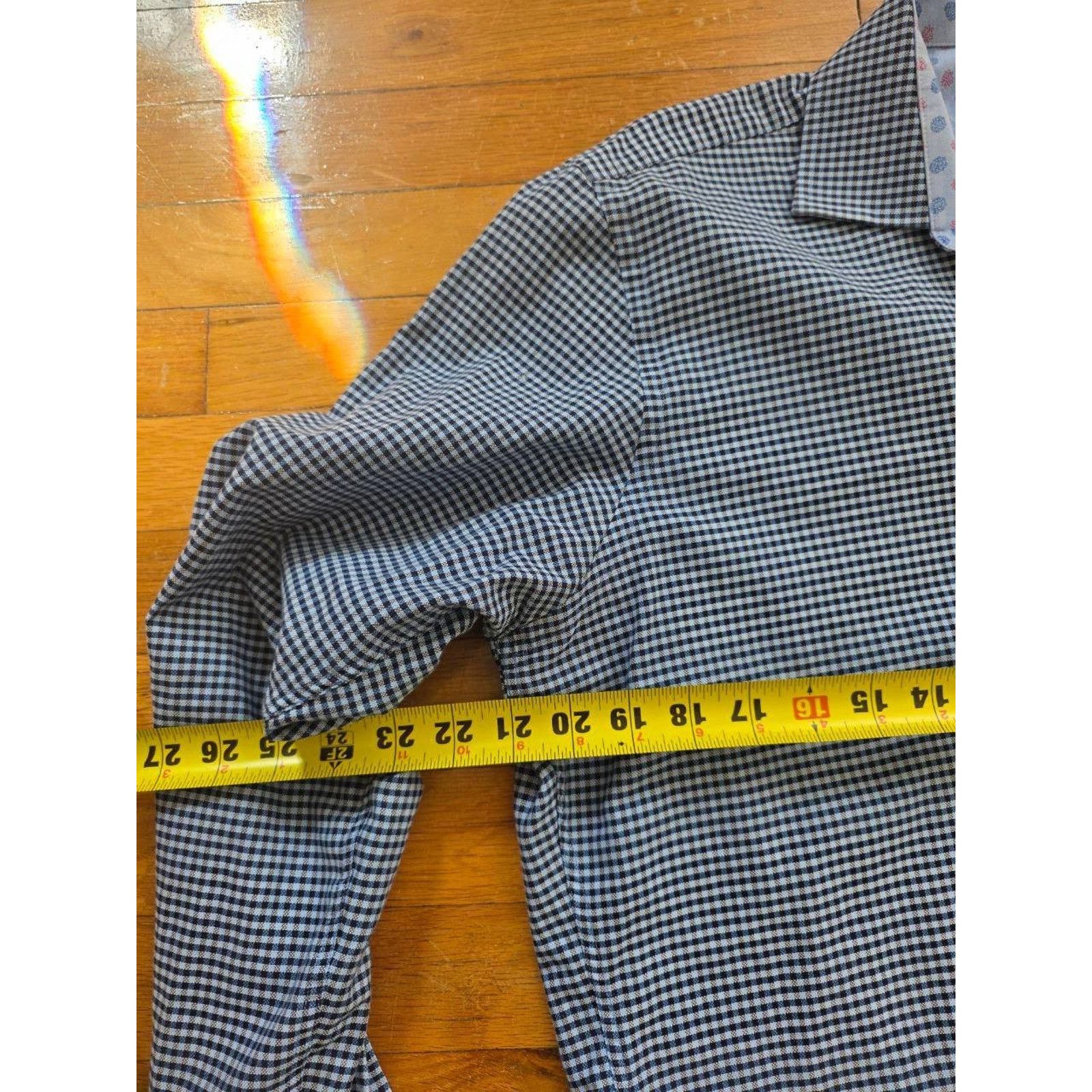 Ted Baker Ted Baker London Men's Buton Long Sleeve Shirt 34/35 A000999 Size US M / EU 48-50 / 2 - 5 Thumbnail