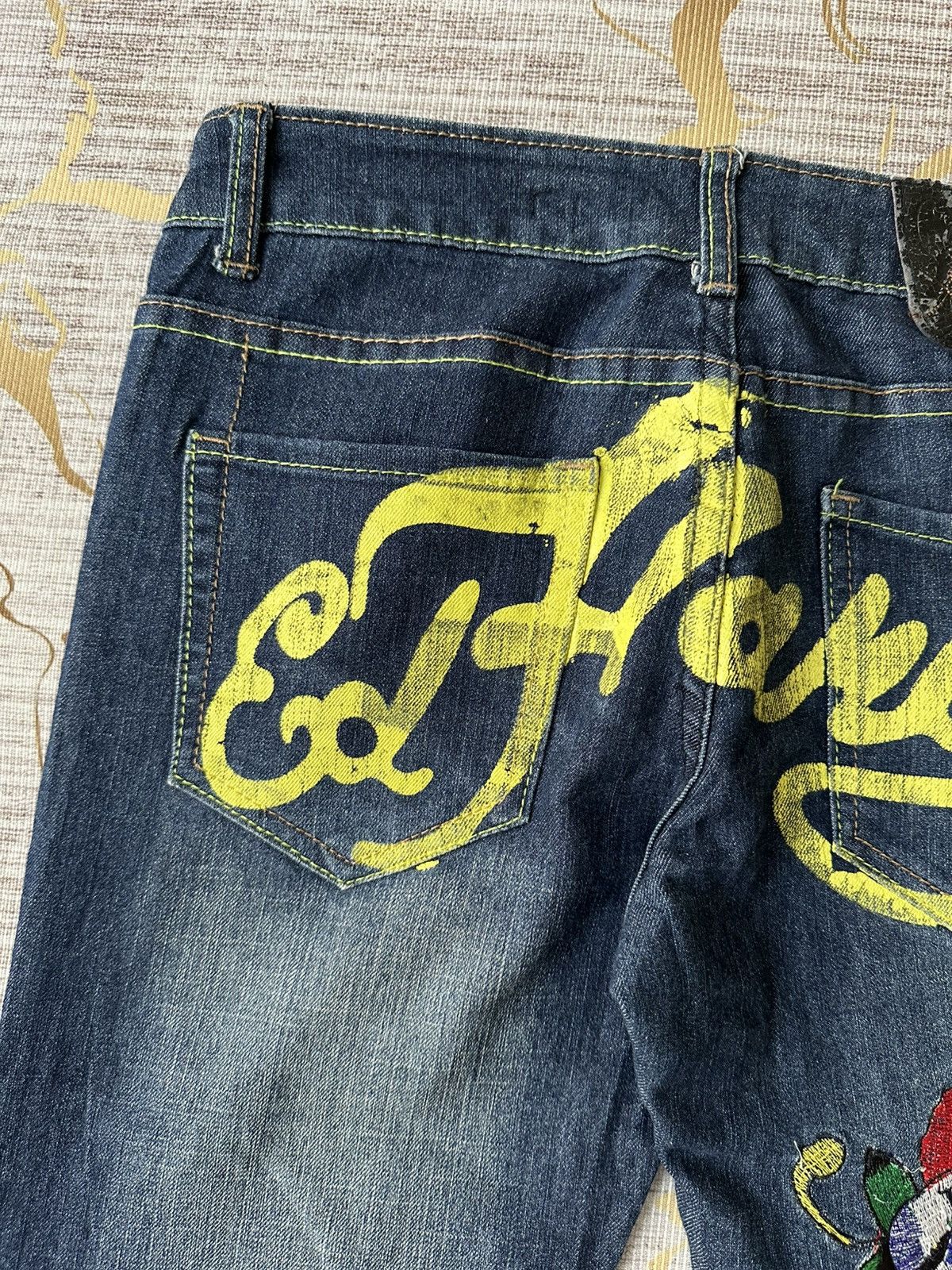 Ed Hardy Ed Hardy By Christian Audigier Low Rise Jeans Size US 29 - 15 Thumbnail