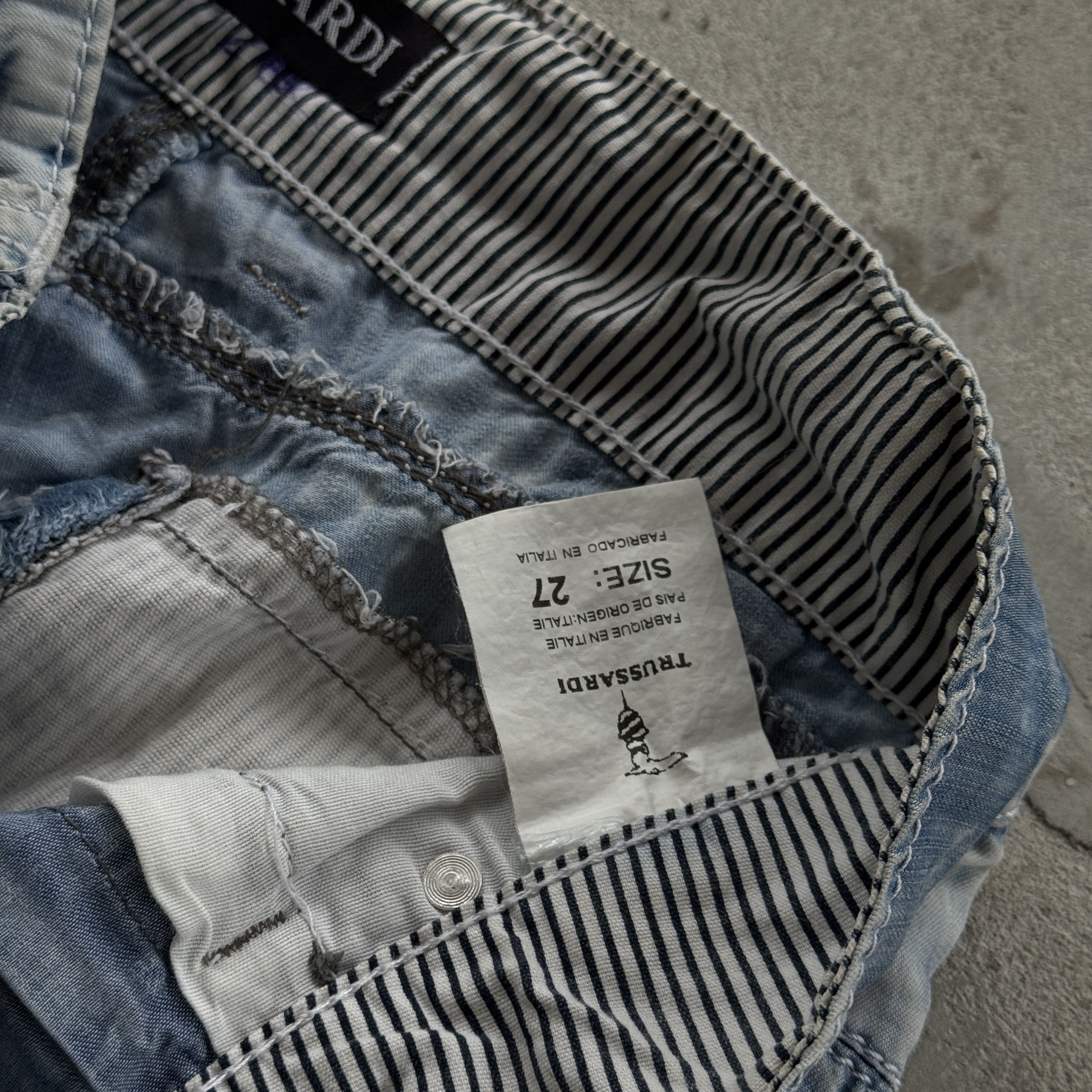 Trussardi Vintage Trussardi Ultra Baggy Denim Pants Size 27" / US 4 / IT 40 - 9 Thumbnail