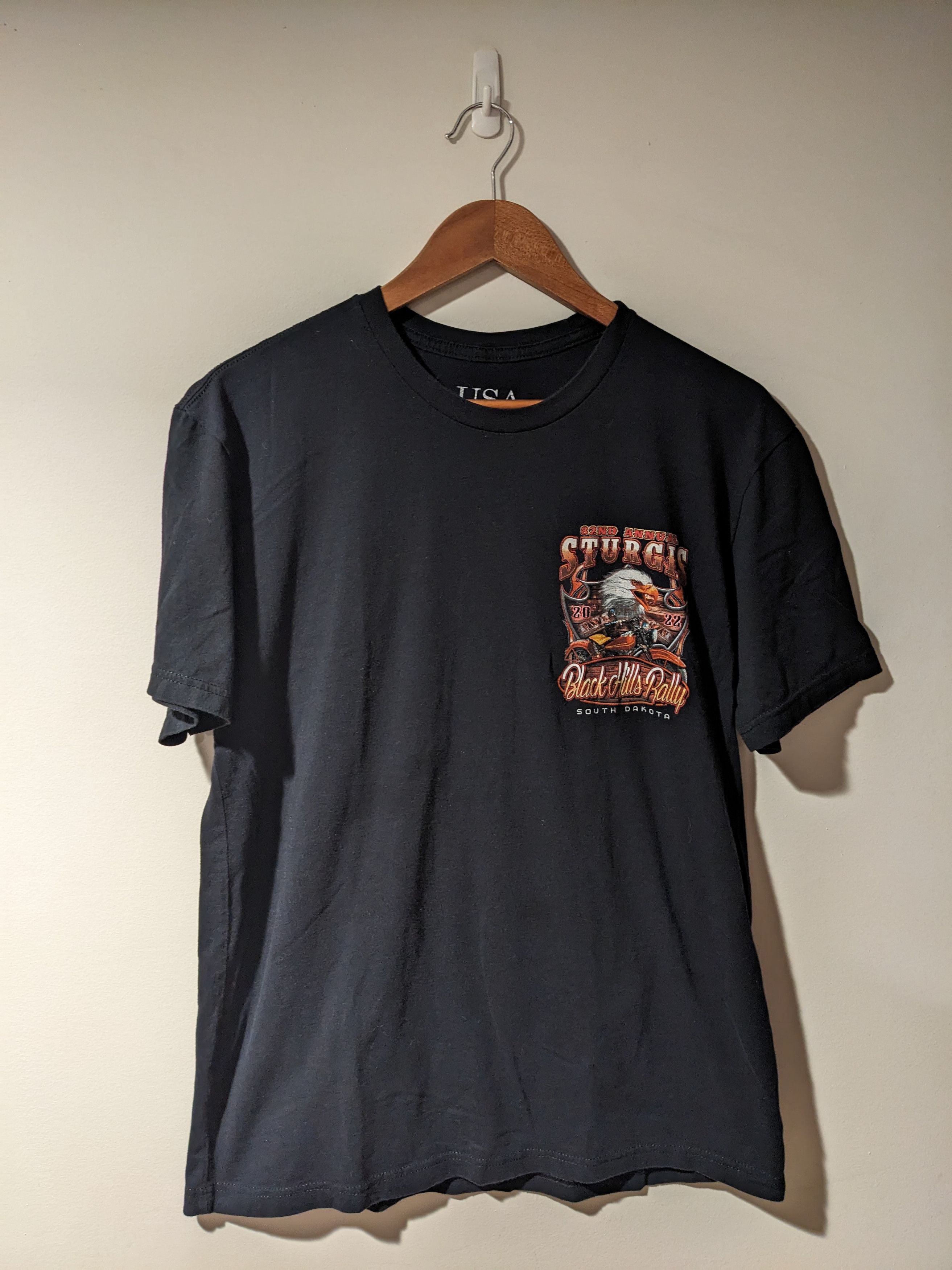 Harley Davidson × Vintage 2022 Sturgis Black Hills Ralley Harley Davidson T-Shirt Size US L / EU 52-54 / 3 - 3 Thumbnail