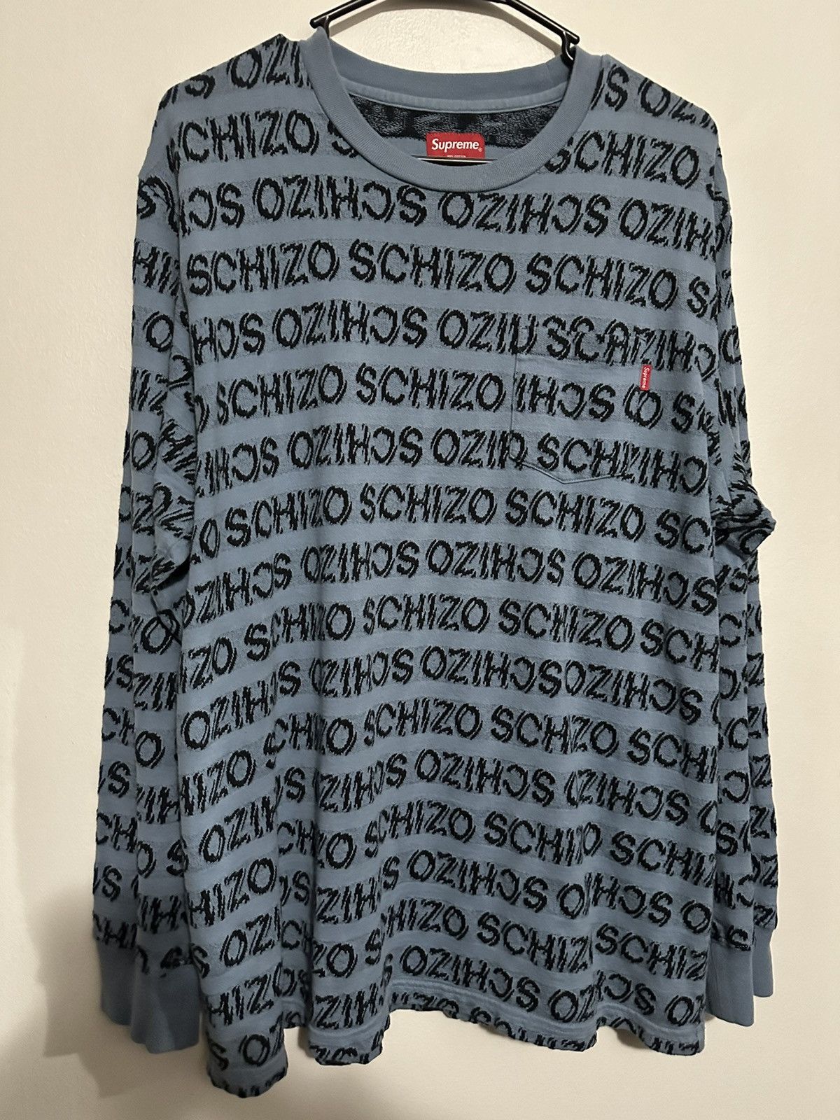 Supreme Supreme Schizo Jacquard Top L/S Tee | Grailed