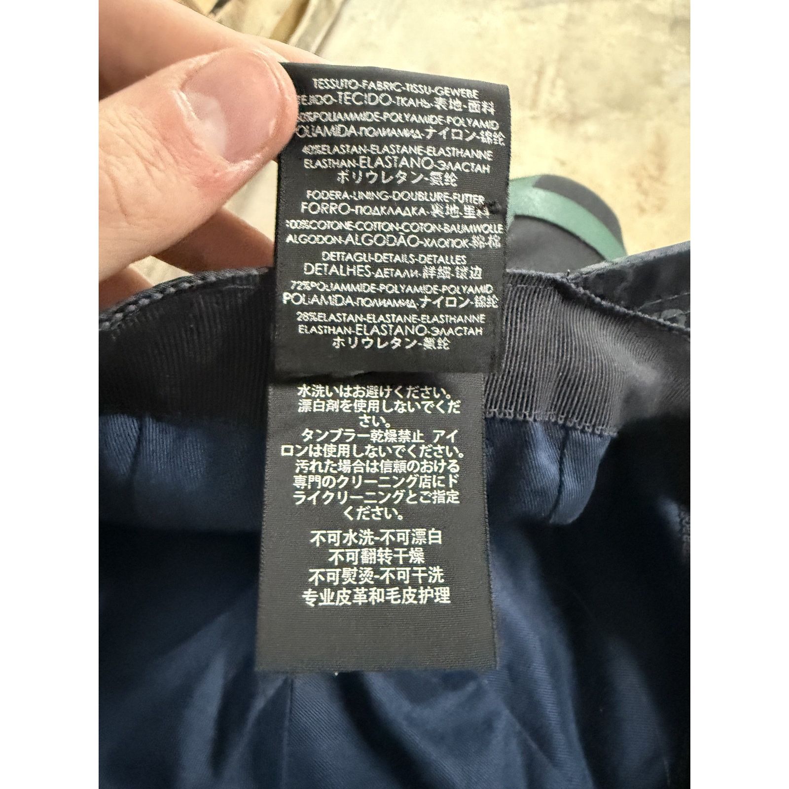 Gucci Gucci Cap Monogram Navy Nylon Used Large Size ONE SIZE - 3 Thumbnail