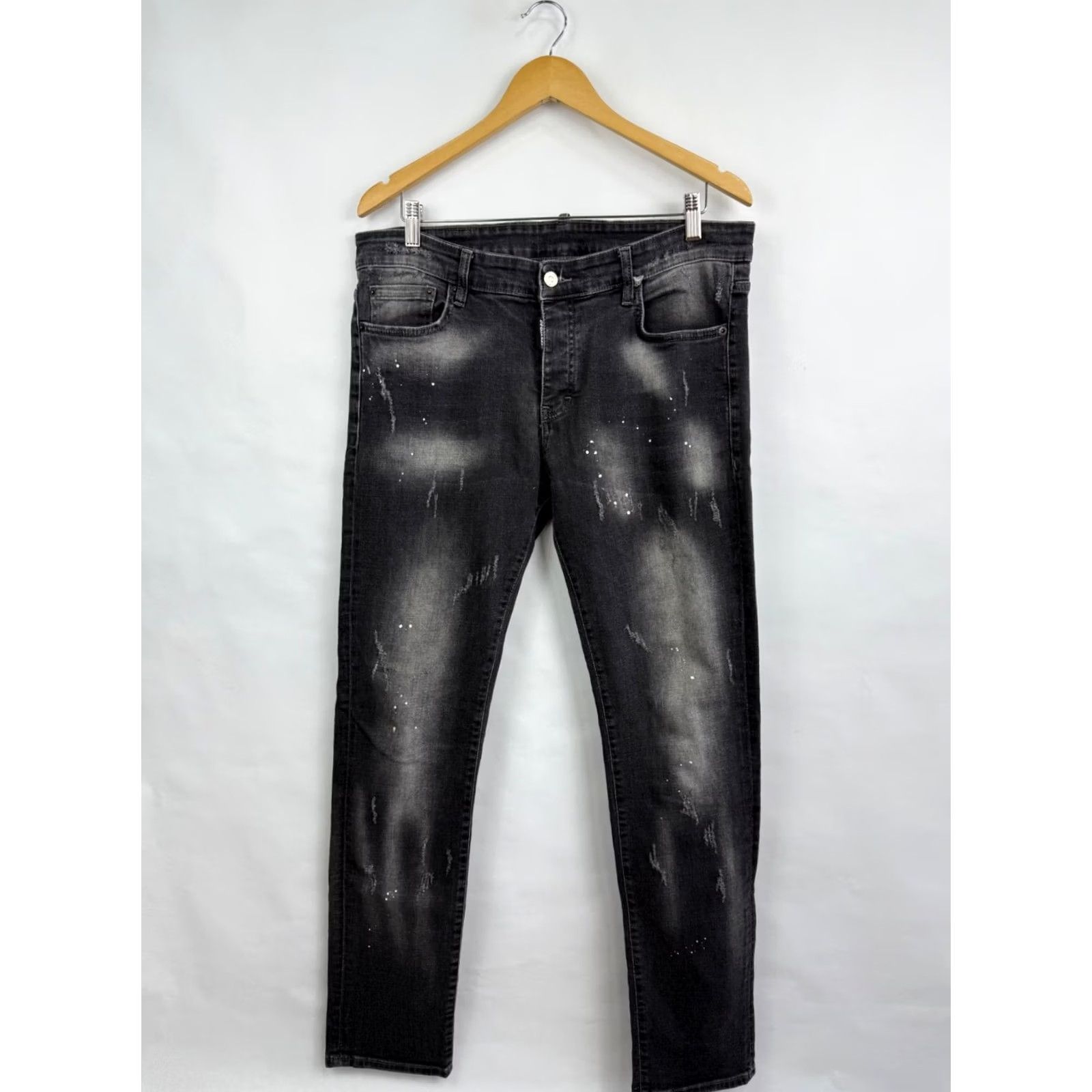 Dsquared2 Dsquared2 Avant Gard Jeans Made In Italy Y2K Rare Retro Jeans Men 52 Black Vintage Size US 36 / EU 52 - 3 Thumbnail