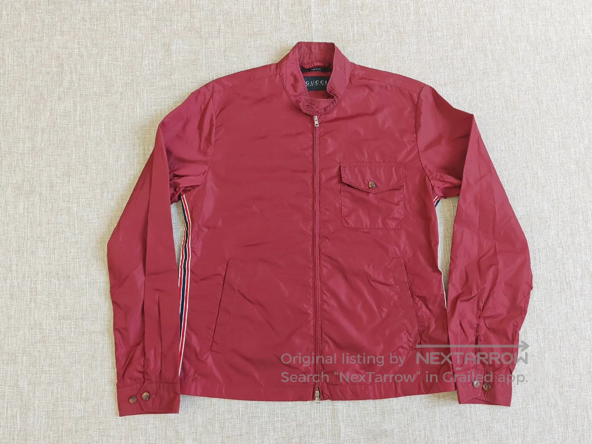Gucci Gucci Men's Red Zip Jacket. Size US S / EU 44-46 / 1 - 1 Thumbnail