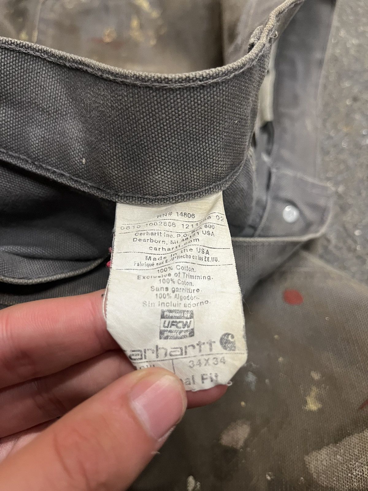 Carhartt × Vintage Carhartt double knees perfectly thrashed and faded baggy Size US 34 / EU 50 - 12 Thumbnail