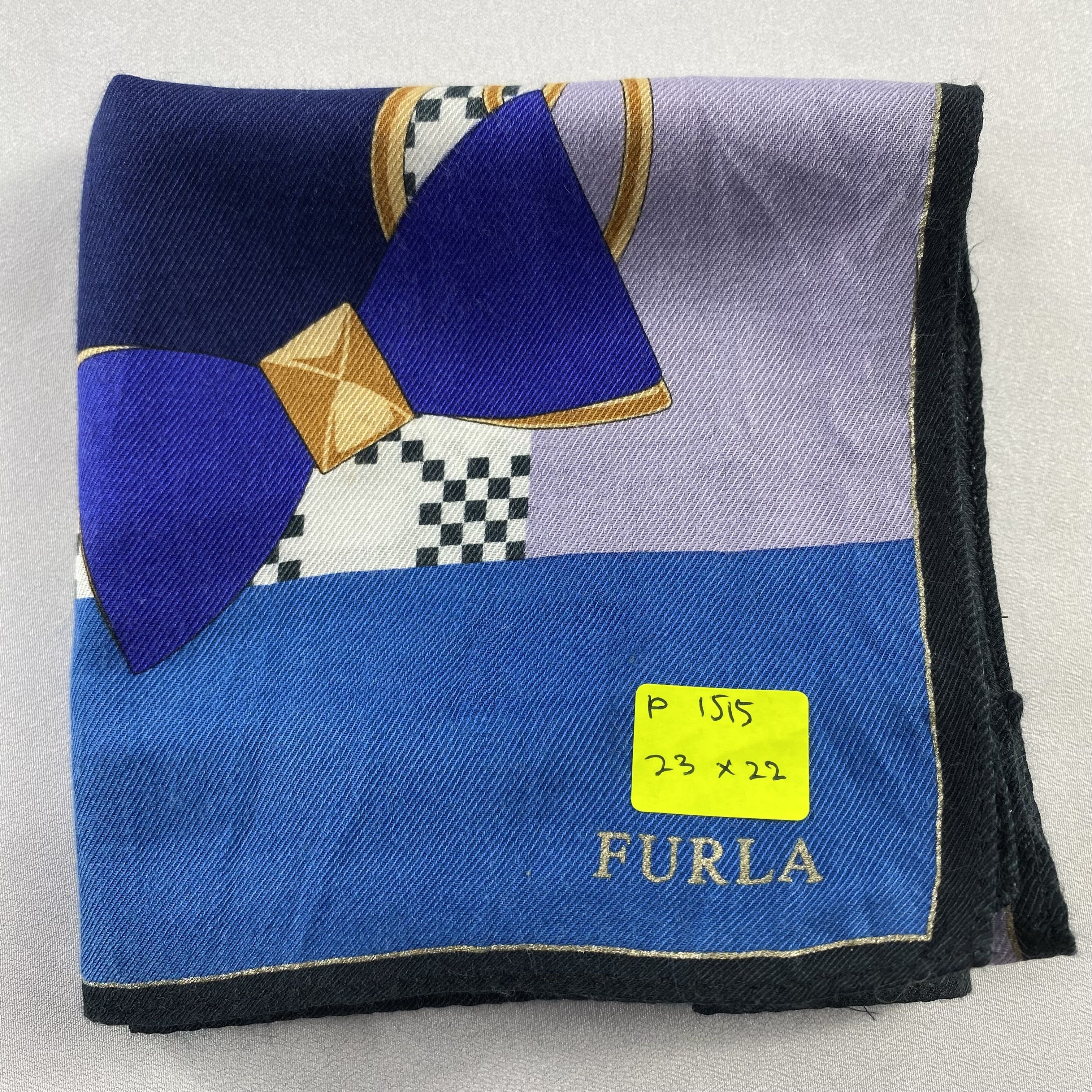 Furla × Vintage Furla Bandana/ Handkerchief / Neckerchief-P1515 Size ONE SIZE - 8 Thumbnail