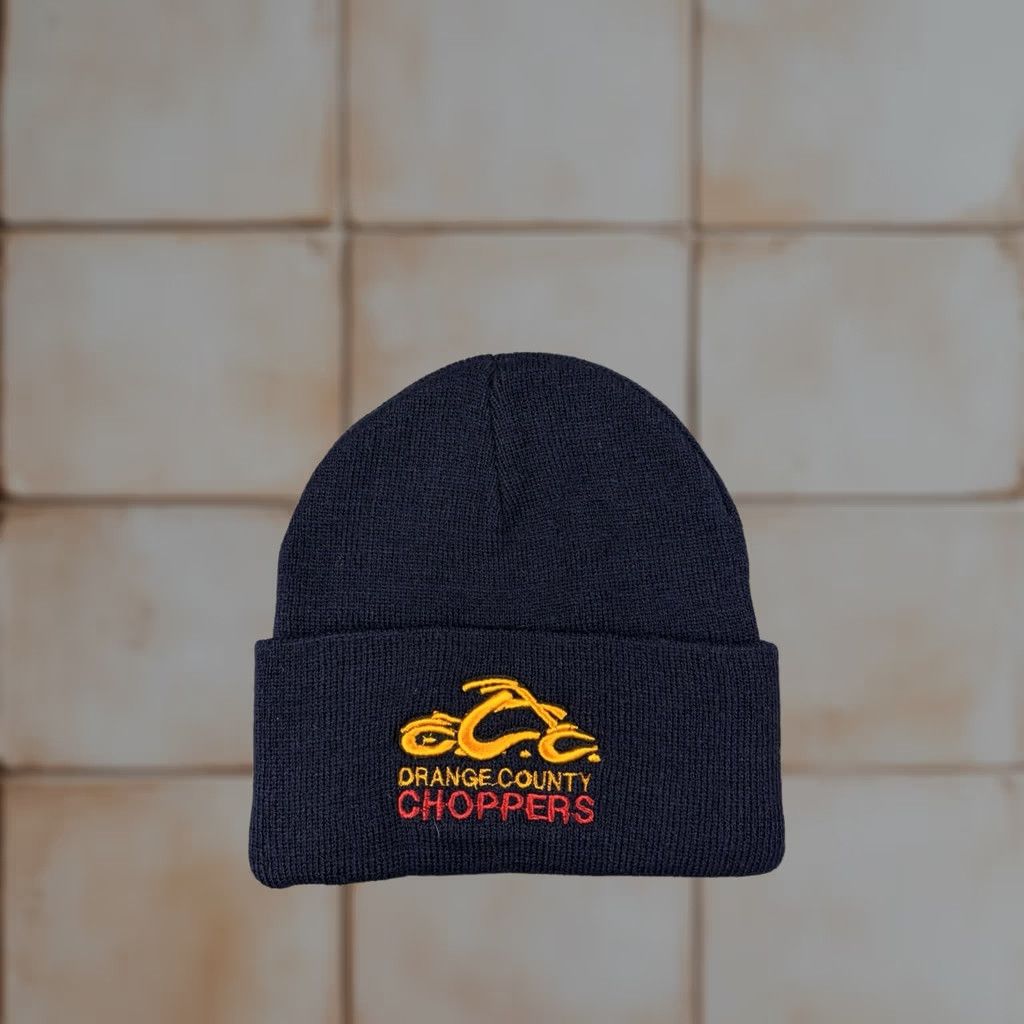 Vintage VINTAGE Orange County Choppers Hat Beanie Winter Cap Blue Biker Motorcycle Y2k Men One Size Beanie Acrylic Twill Winter Mens Size ONE SIZE - 1 Thumbnail