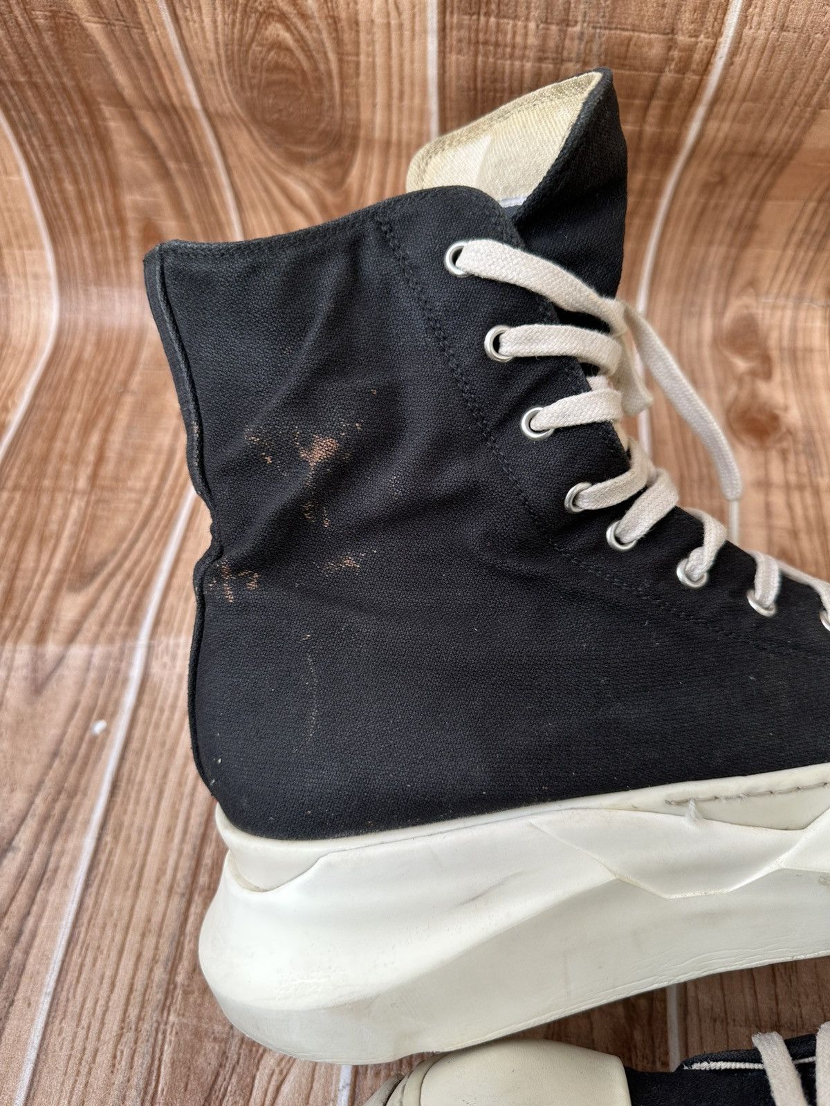 Rick Owens Drkshdw Rick Owens Drkshdw Abstract Pentagram Ramones Black Milk Size US 7.5 / EU 40-41 - 10 Thumbnail