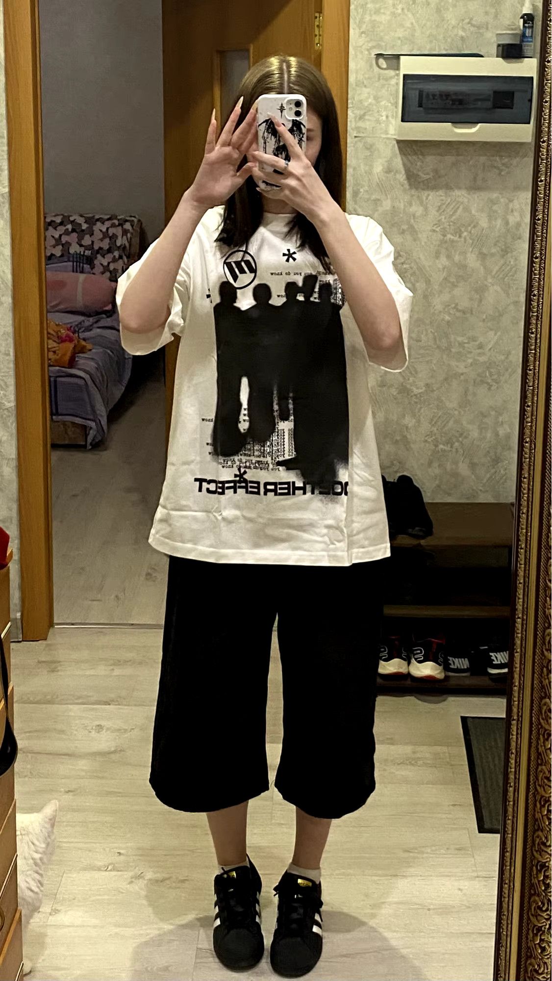Japanese Brand × Vintage Shadows Graphics T-shirt Size US M / EU 48-50 / 2 - 4 Thumbnail