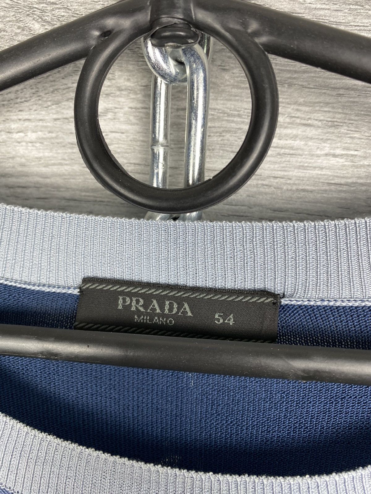 Prada Mens Prada Classic Crew Neck Jumper Sweater Size US L / EU 52-54 / 3 - 7 Thumbnail