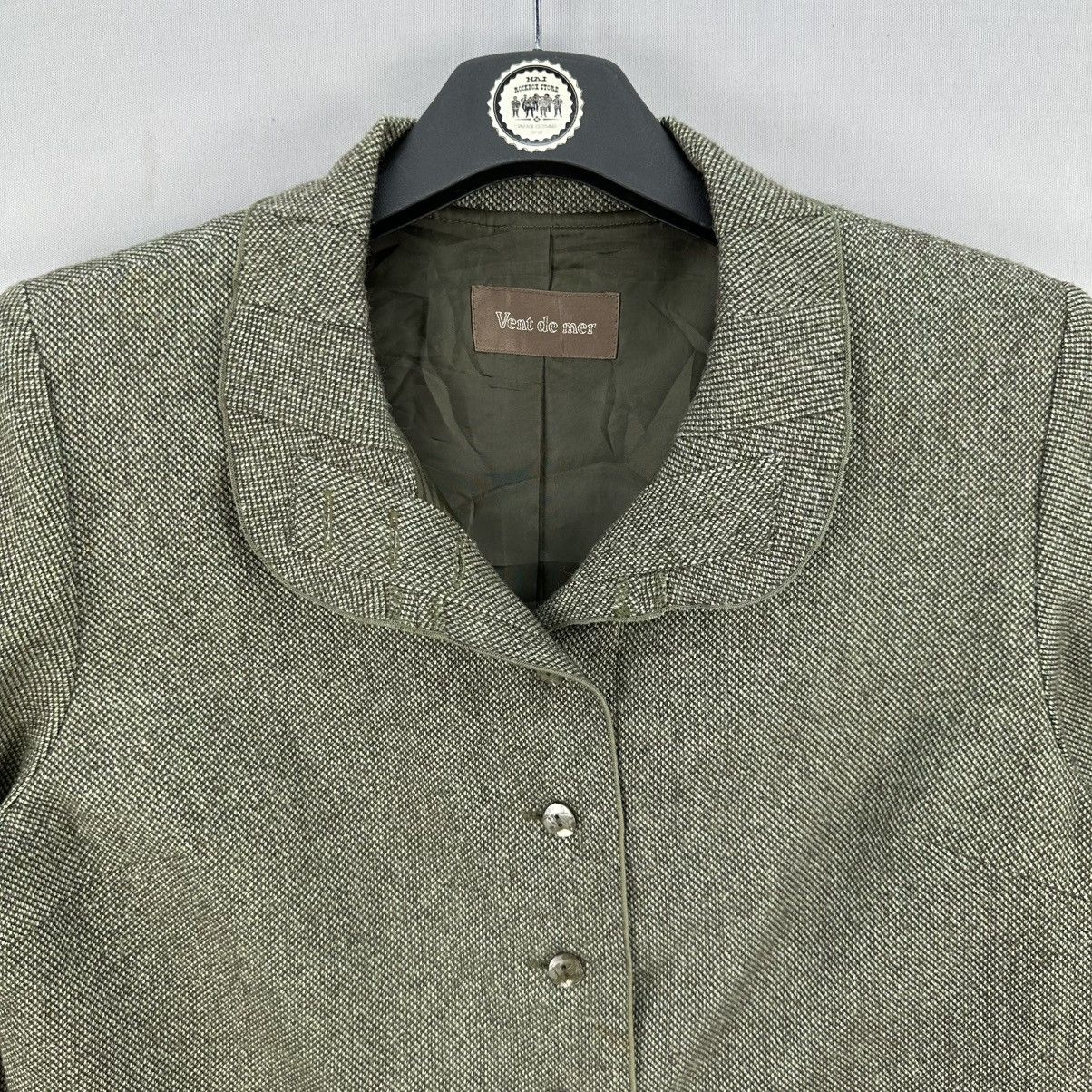 Japanese Brand Vintage Vent de mer Wool Ladies Jacket Size S / US 4 / IT 40 - 7 Thumbnail