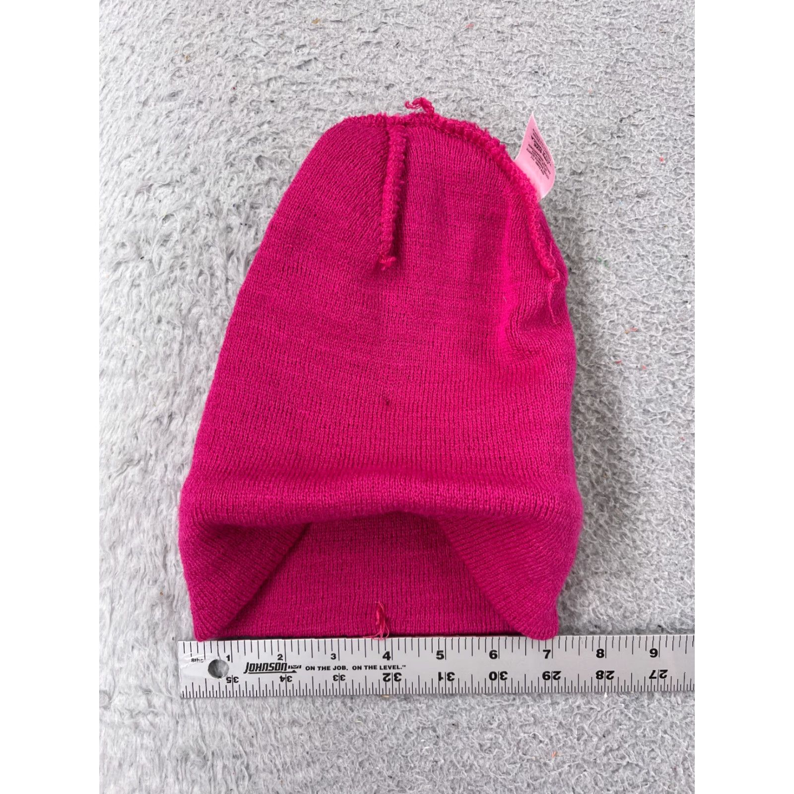 Walmart Walmart Beanie Hat Adult One Size Pink Solid Knit Acrylic Ski Unisex Size ONE SIZE - 3 Thumbnail